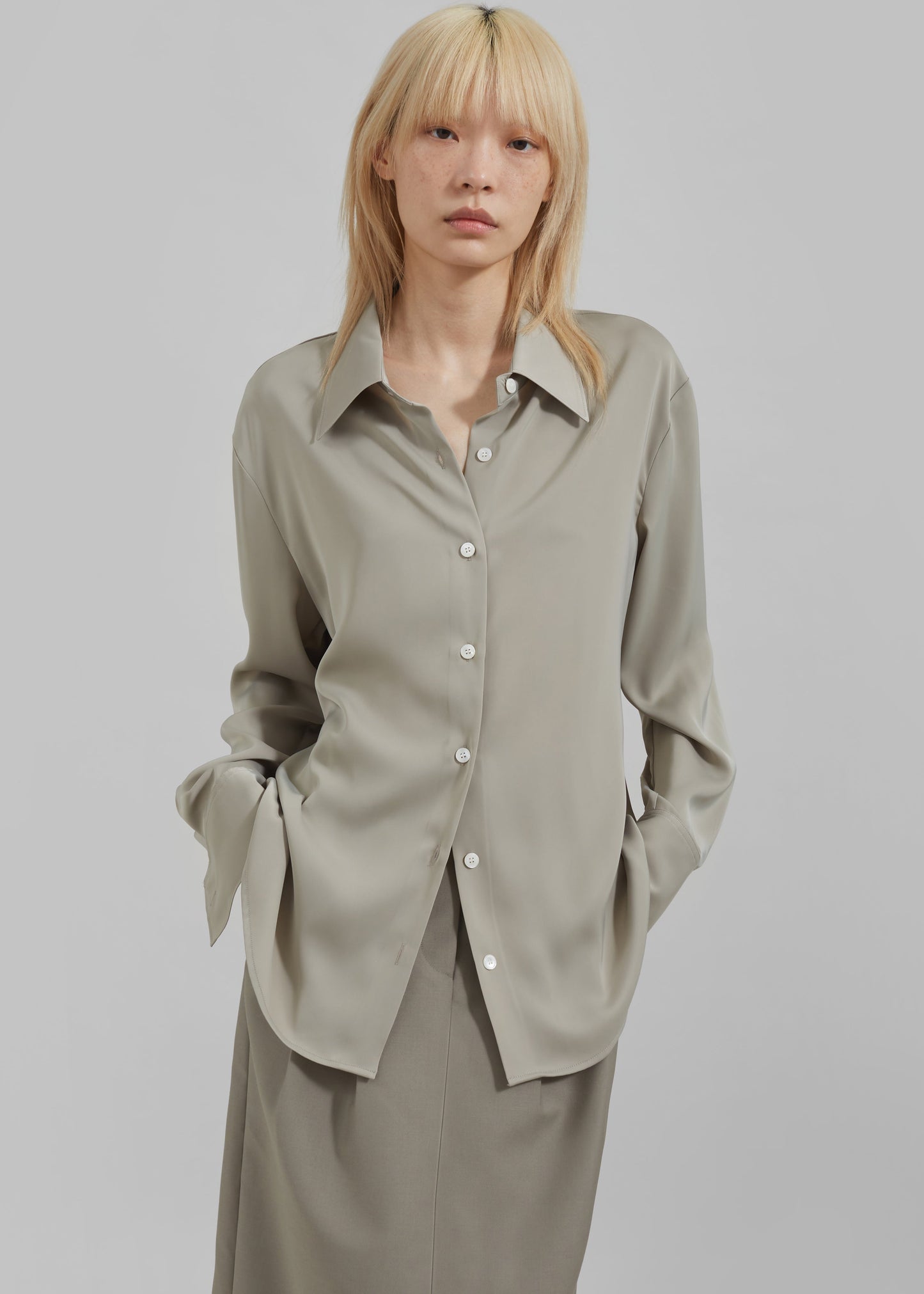 Daylin Button Up Shirt - Khaki