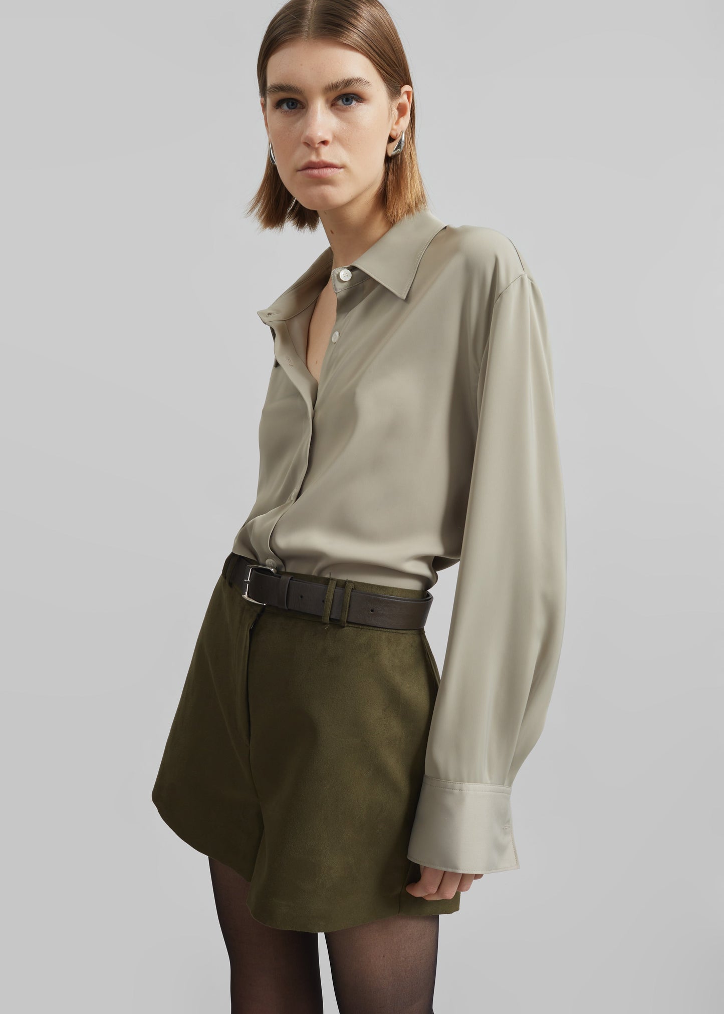 Daylin Button Up Shirt - Khaki