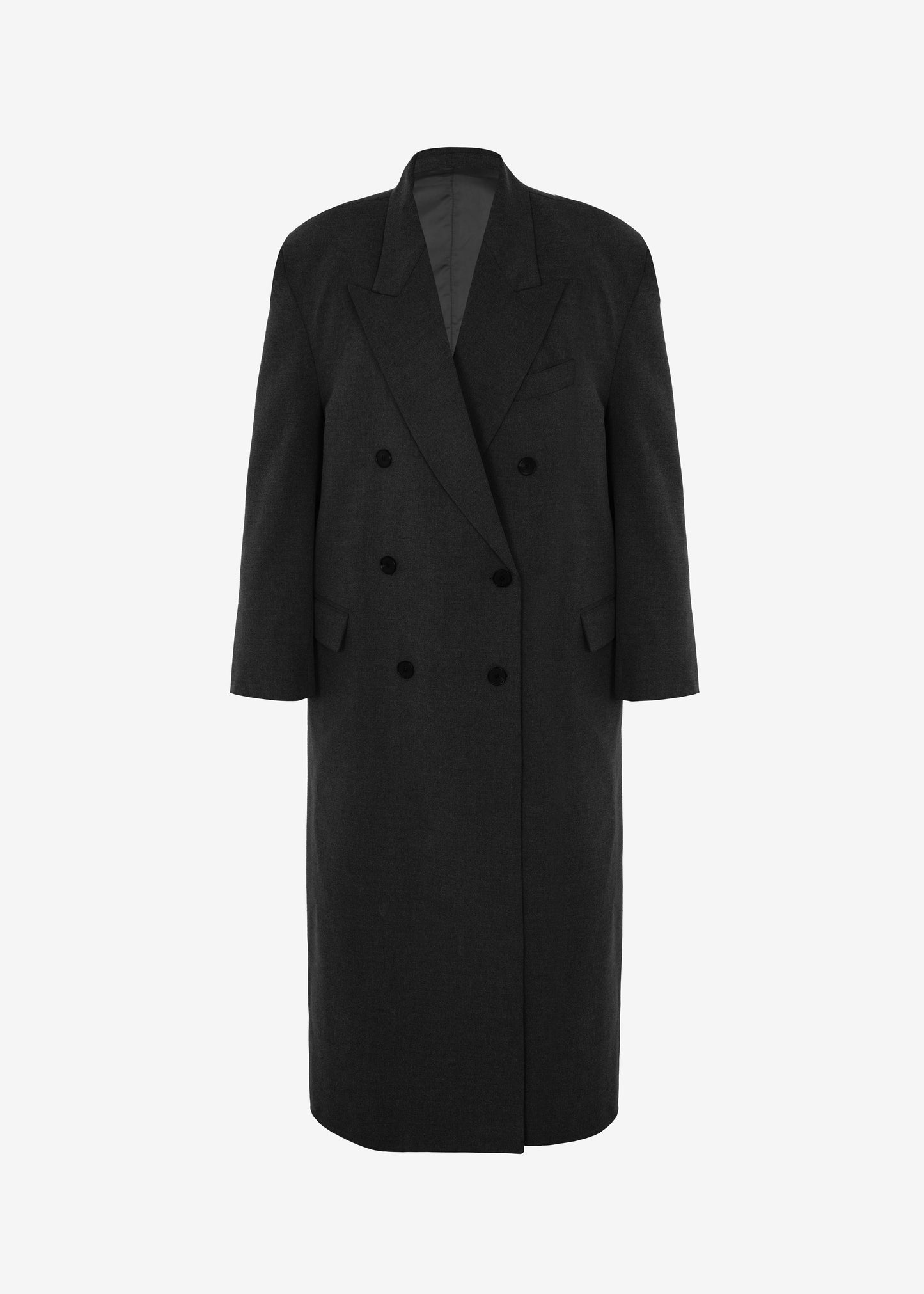 Delphina Long Coat - Black