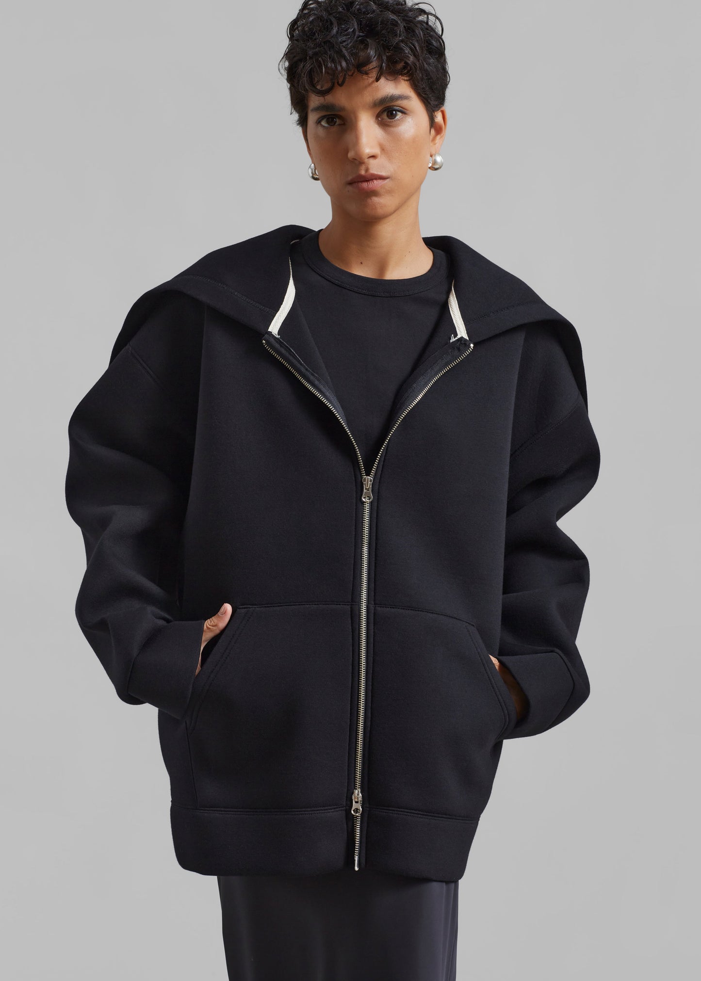 Denton Oversized Hoodie - Black