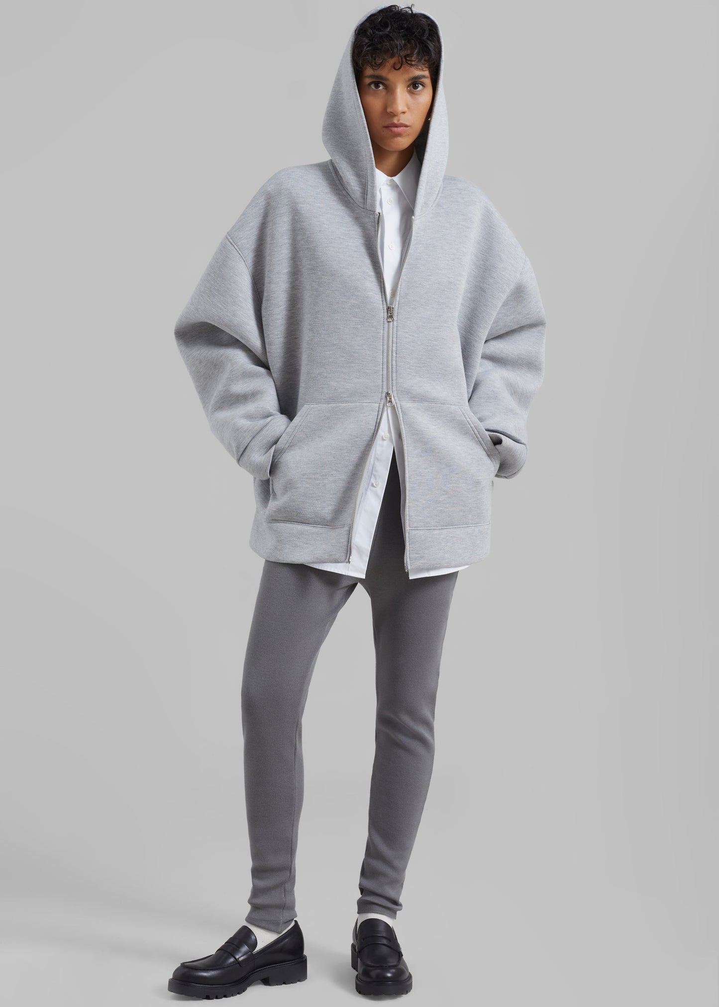 Denton Oversized Hoodie - Grey