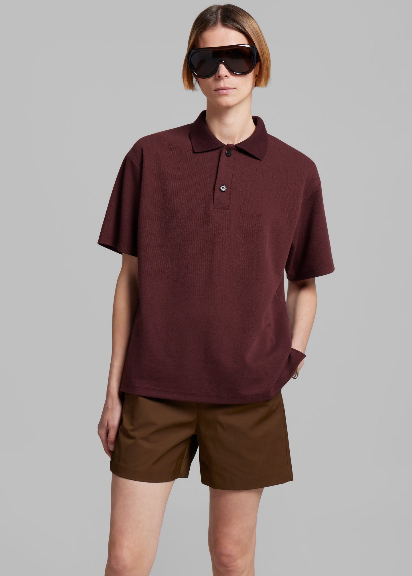 Dianne Polo Shirt - Burgundy