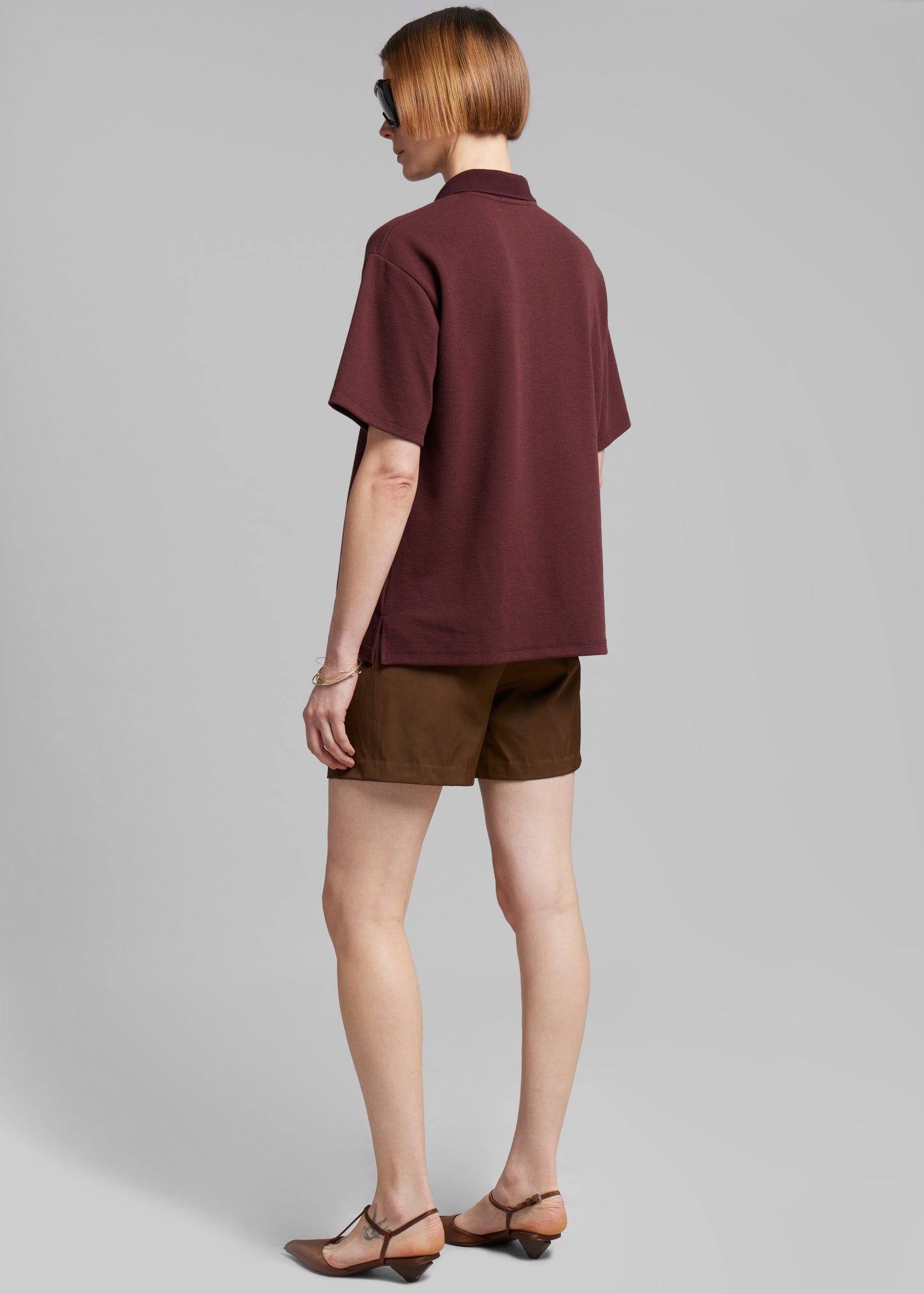 Dianne Polo Shirt - Burgundy