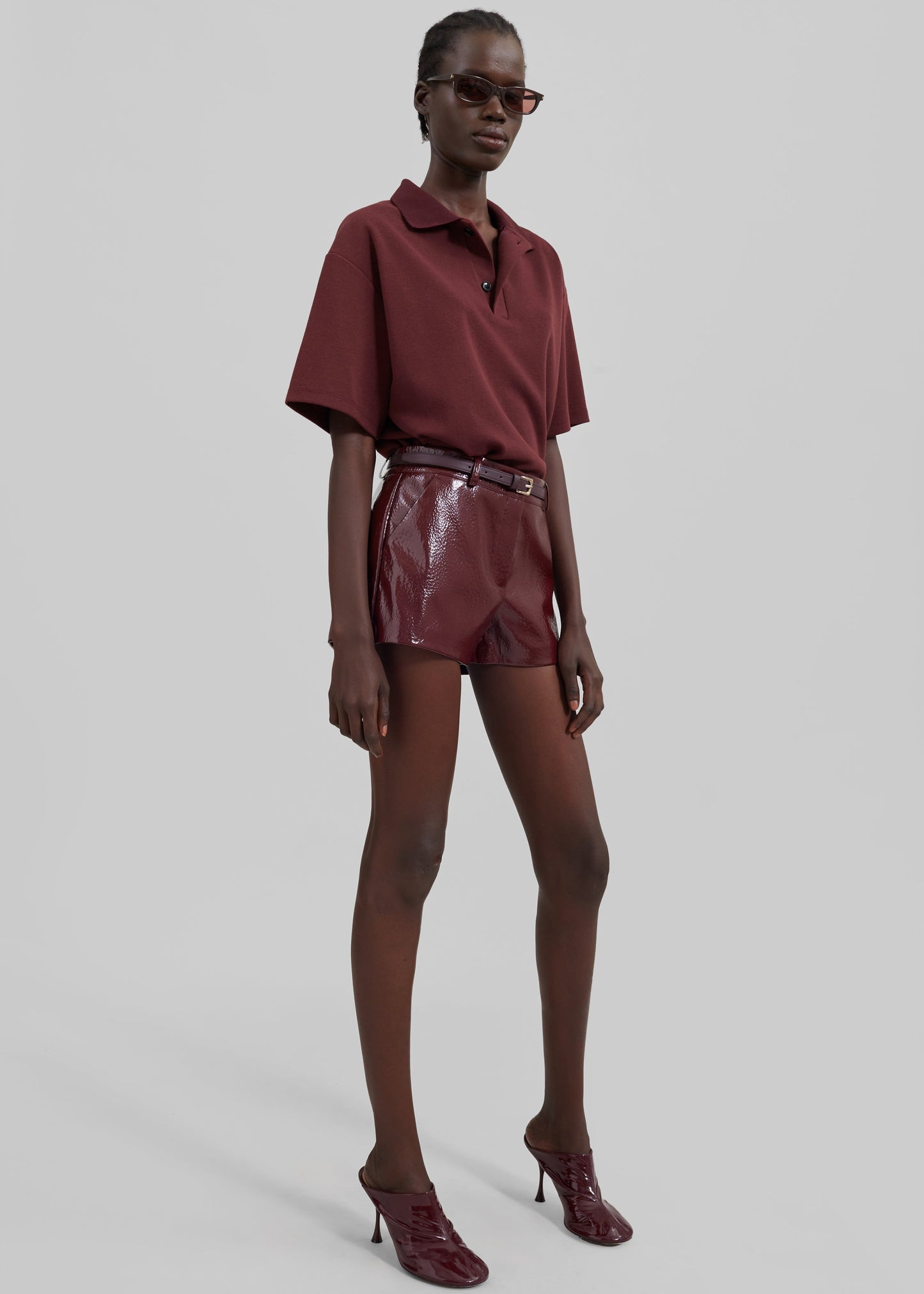 Dianne Polo Shirt - Burgundy