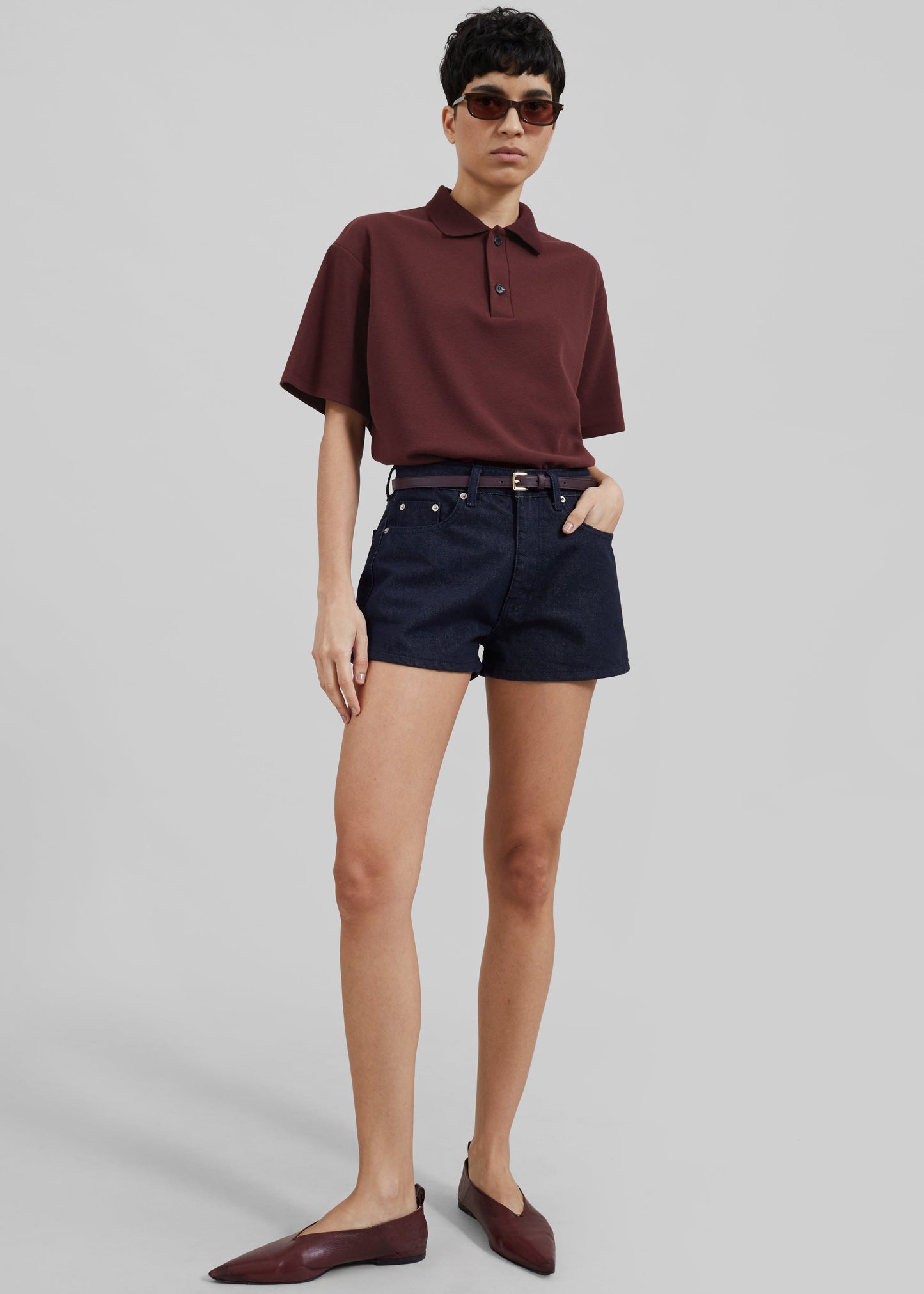 Dianne Polo Shirt - Burgundy