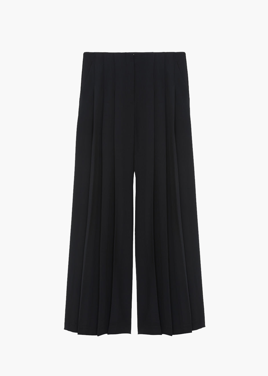 Dillon Pleated Pants - Black