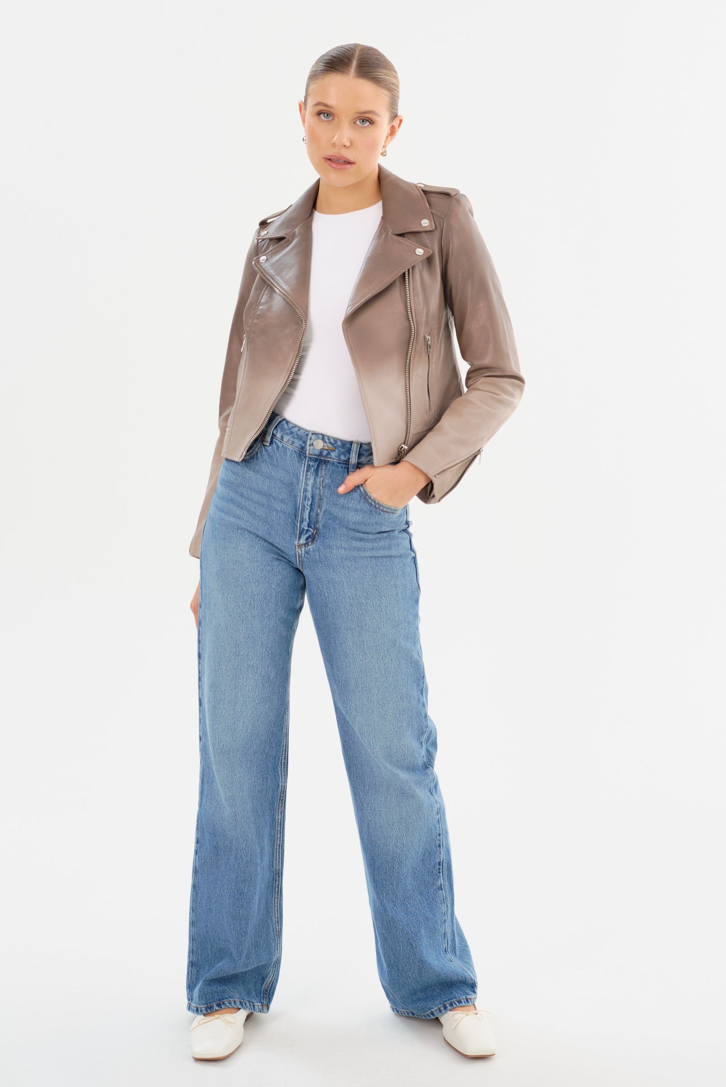 DONNA | Iconic Leather Biker Jacket