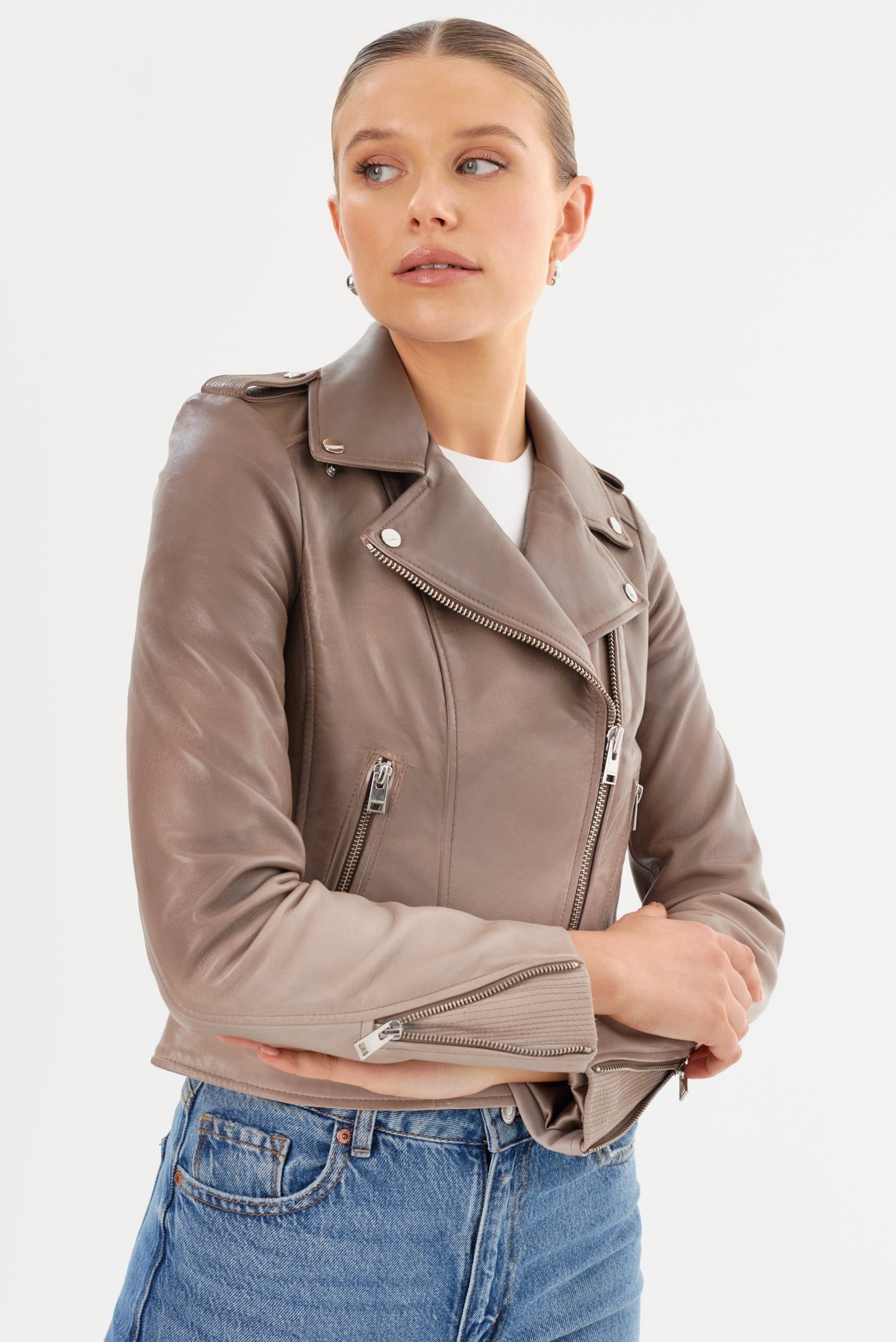 DONNA | Iconic Leather Biker Jacket