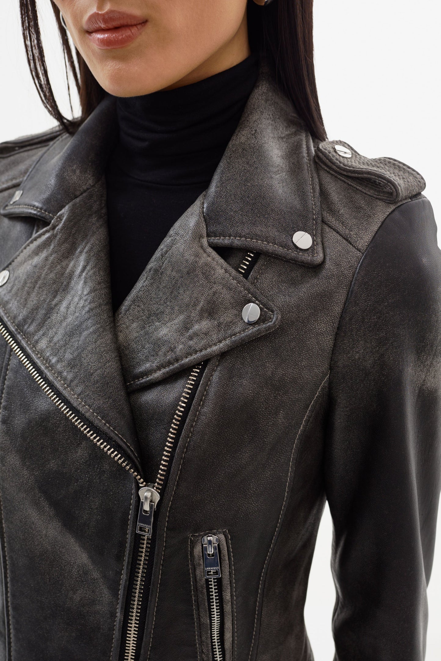 DONNA | Iconic Leather Biker Jacket