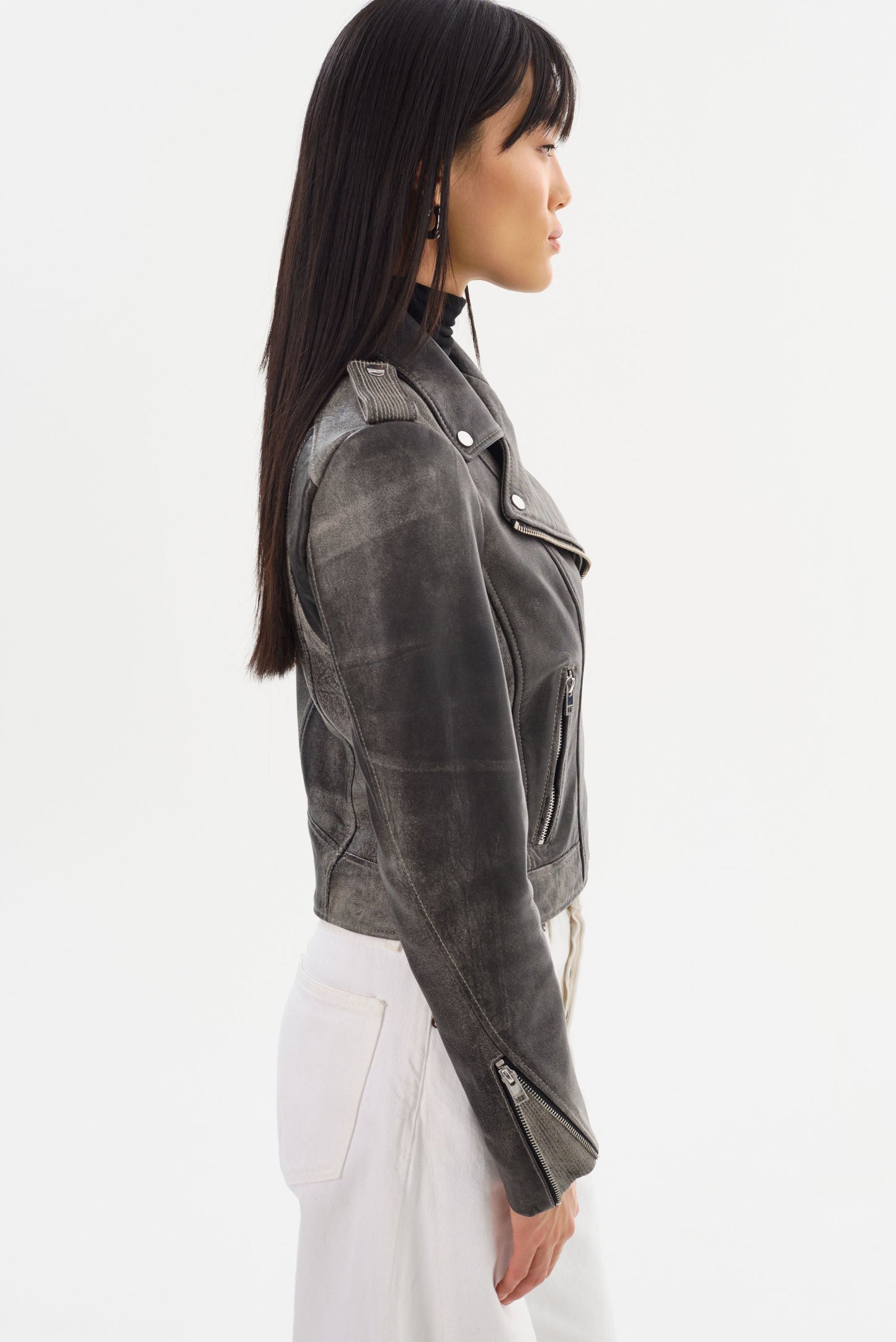 DONNA | Iconic Leather Biker Jacket