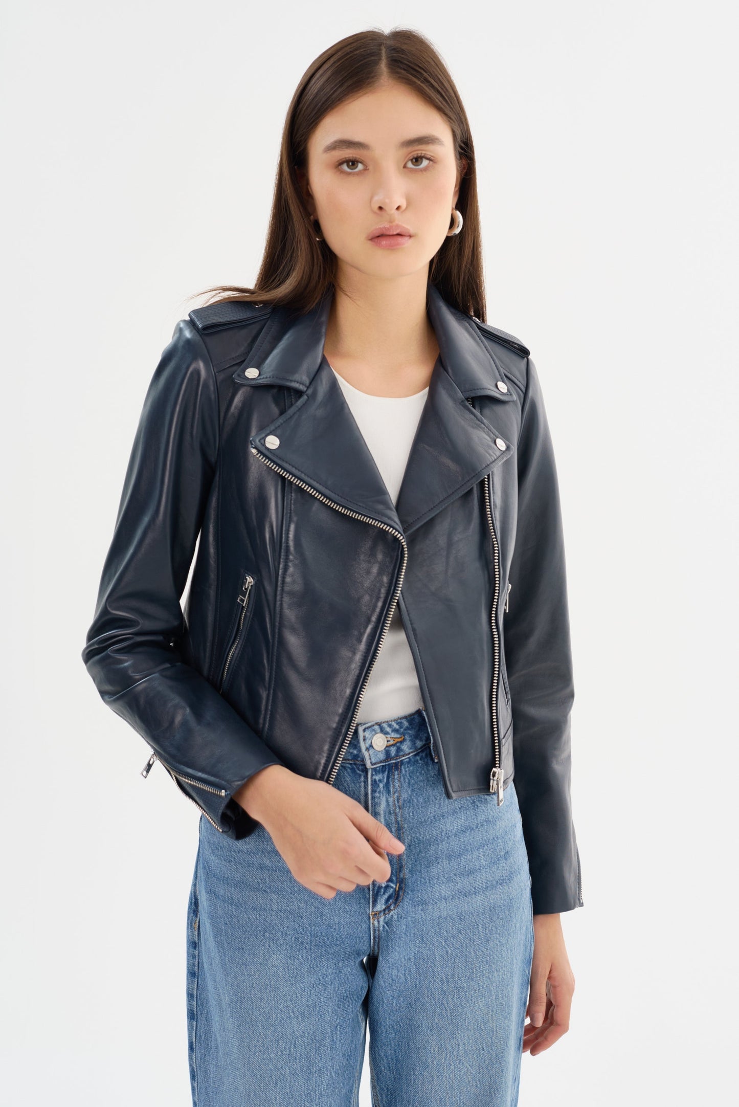 DONNA | Iconic Leather Biker Jacket