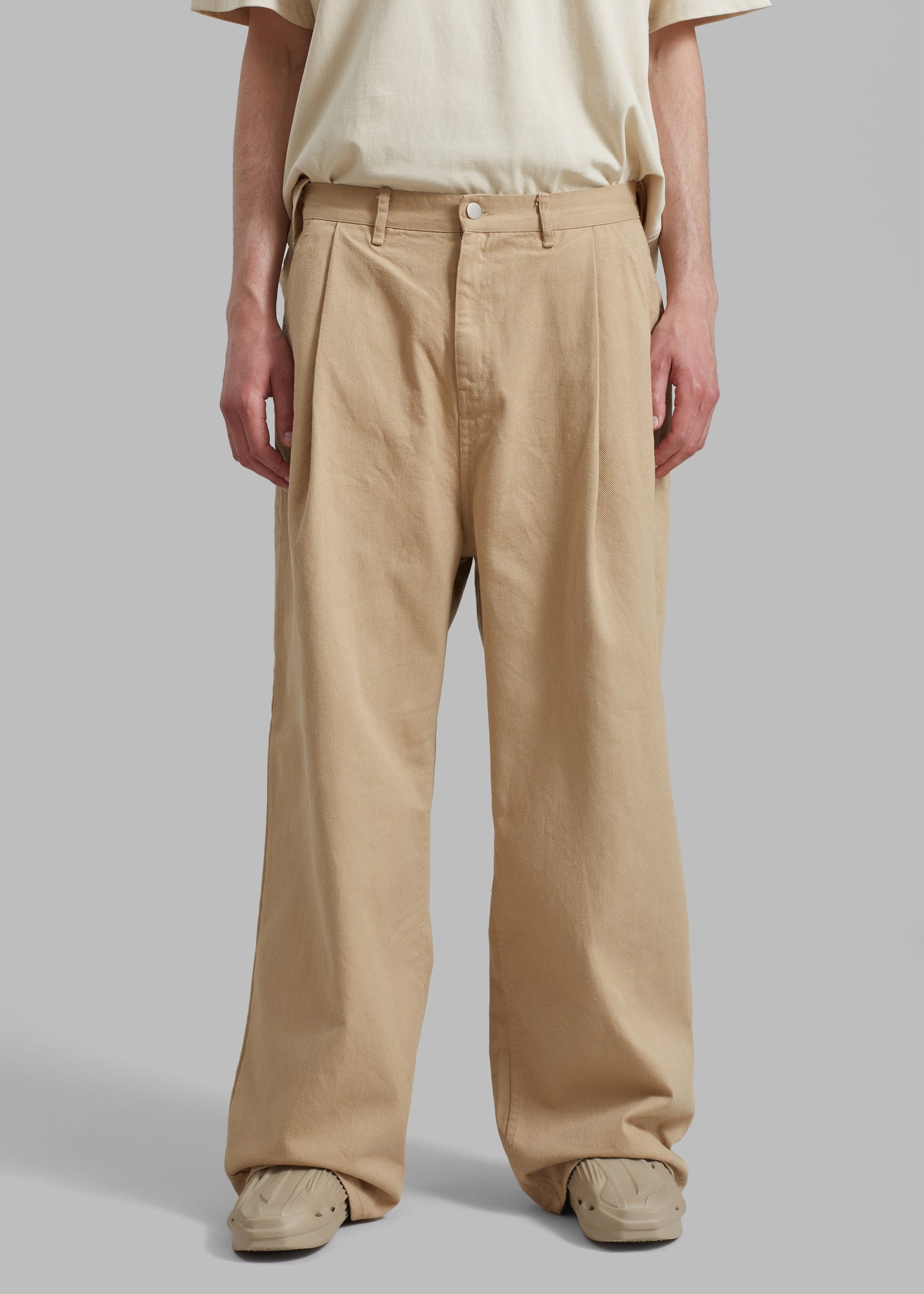 Drew Denim Pants - Beige