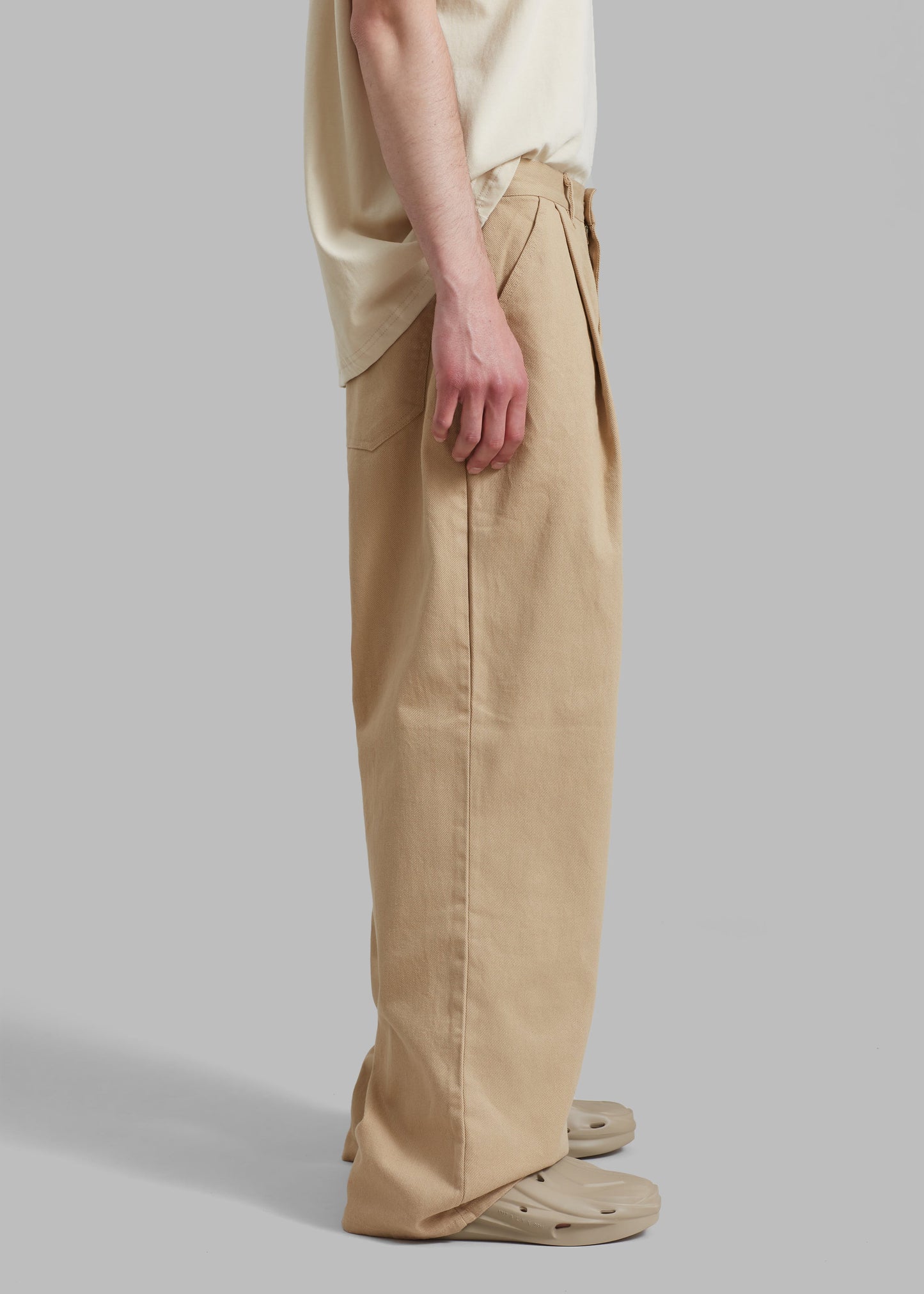 Drew Denim Pants - Beige