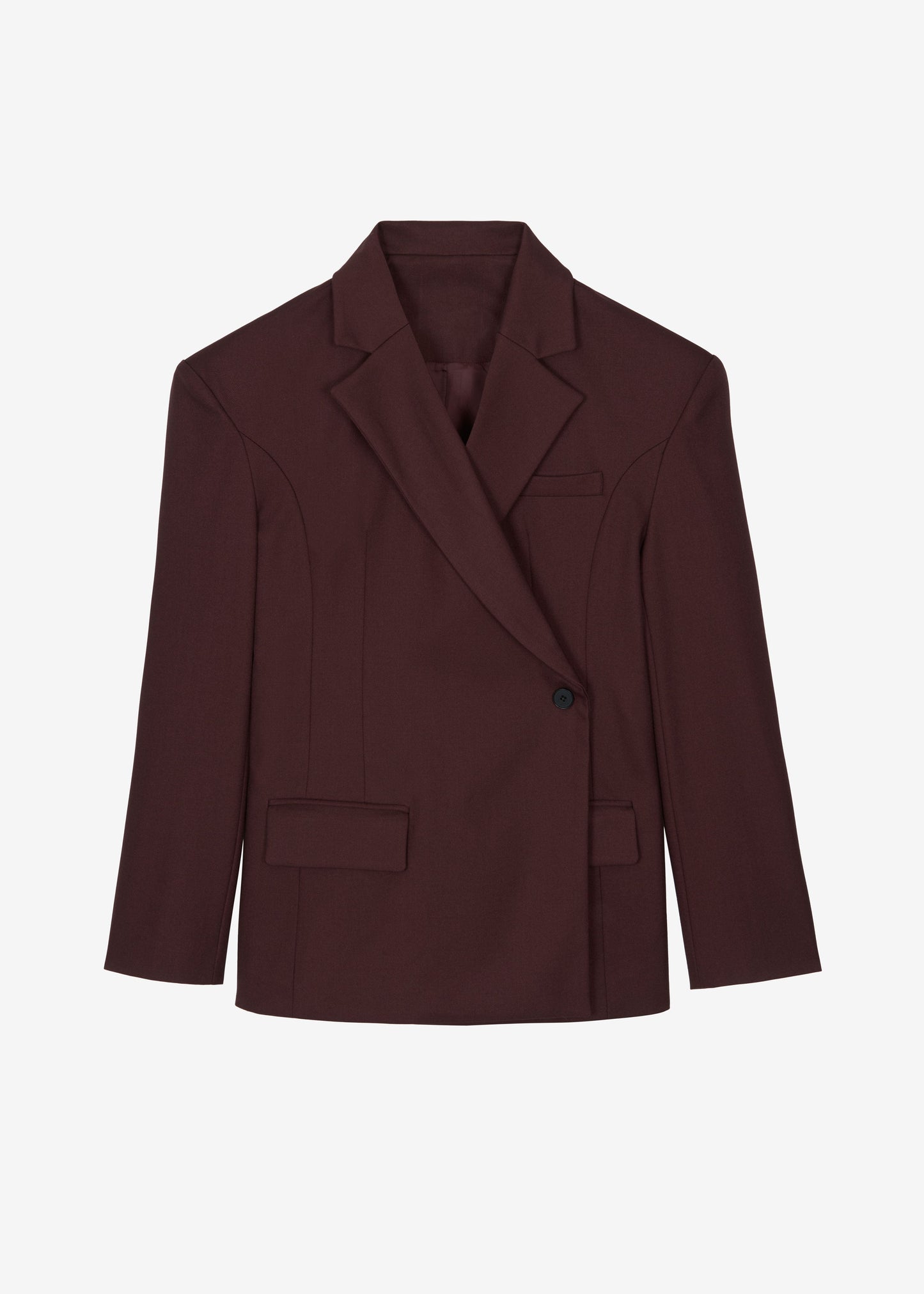 Durham Crossover Blazer - Burgundy