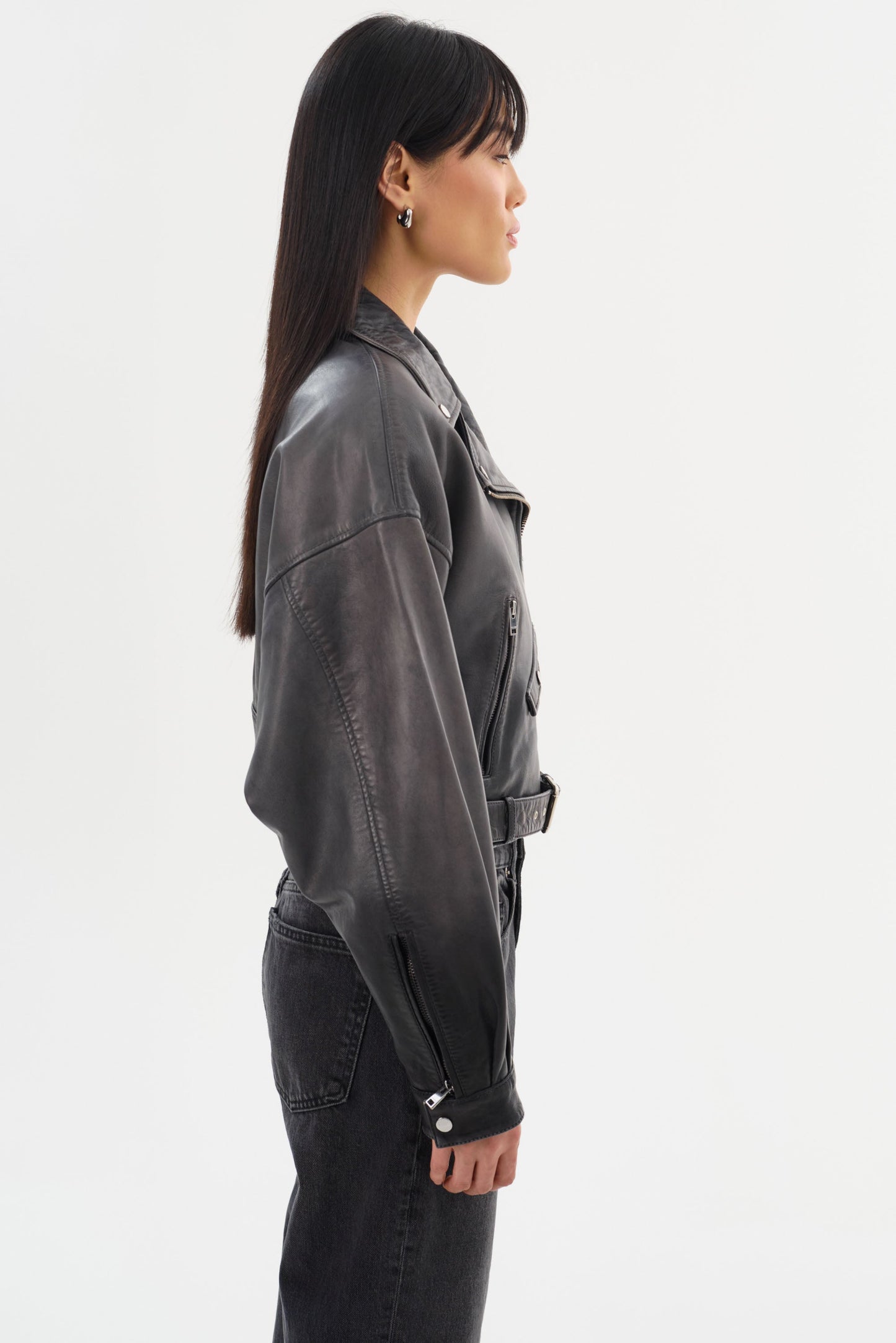 DYLAN | 80's Leather Biker Jacket