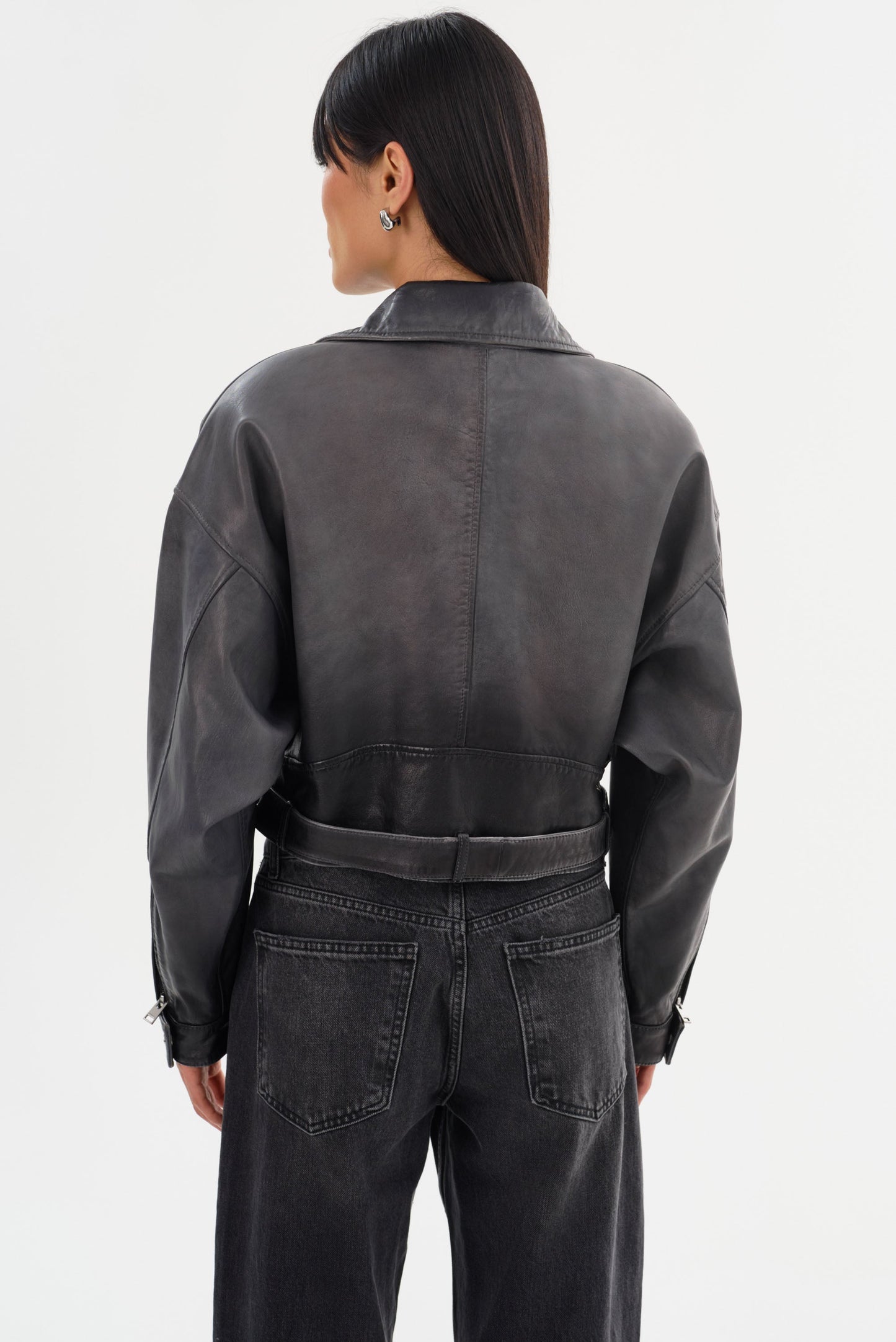 DYLAN | 80's Leather Biker Jacket