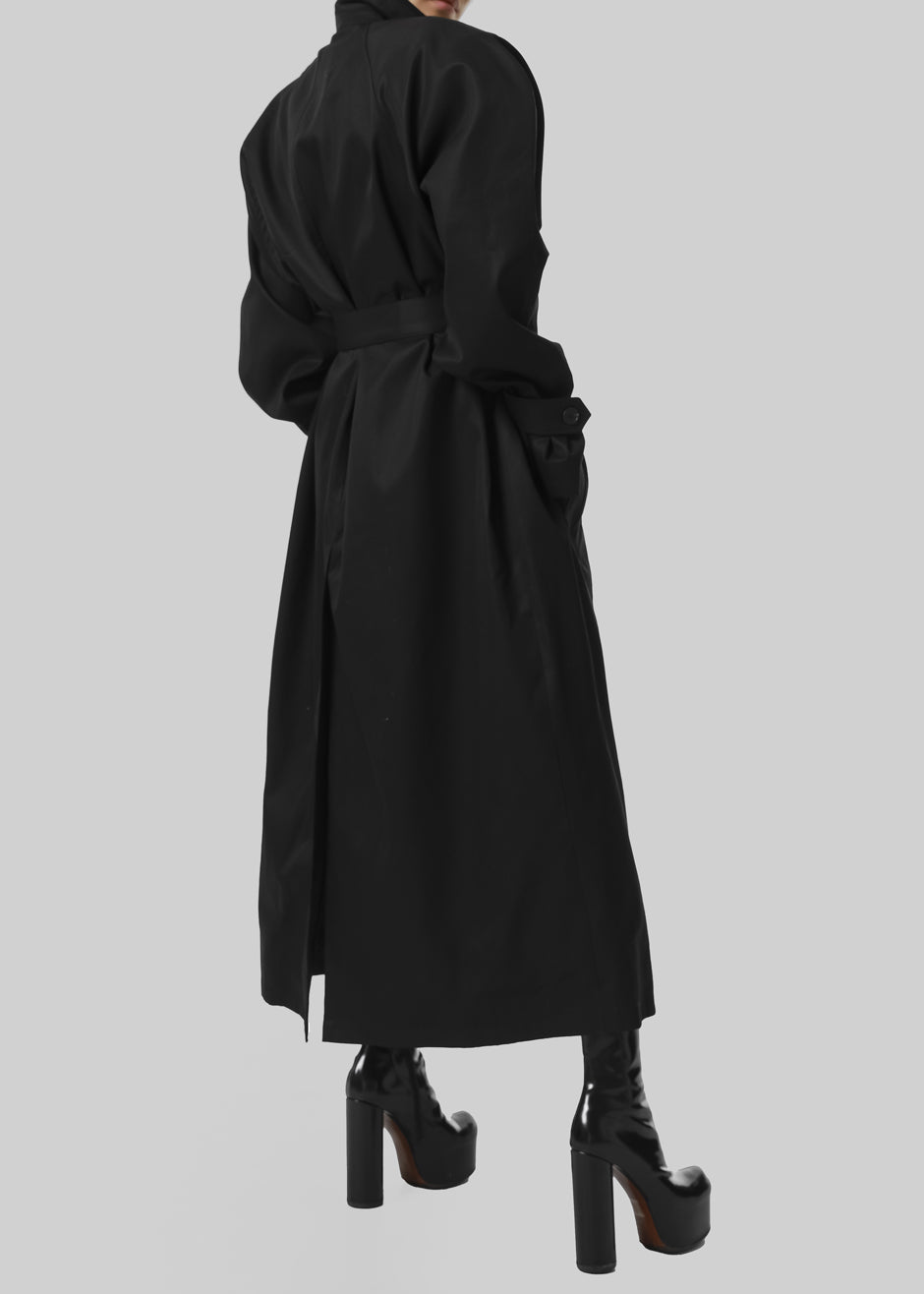 Decima Trench Coat - Black