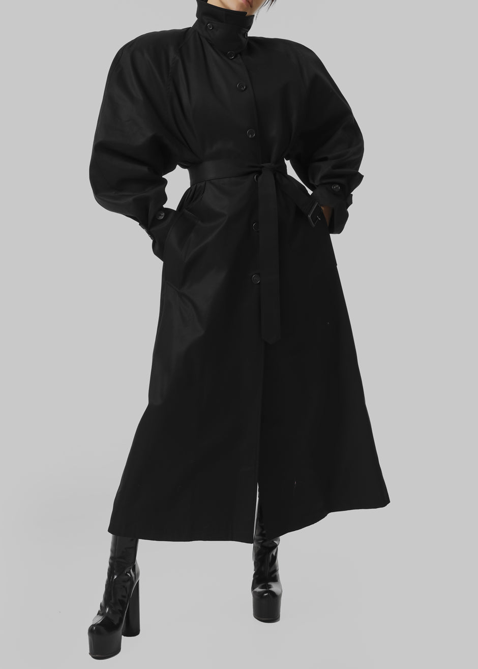 Decima Trench Coat - Black