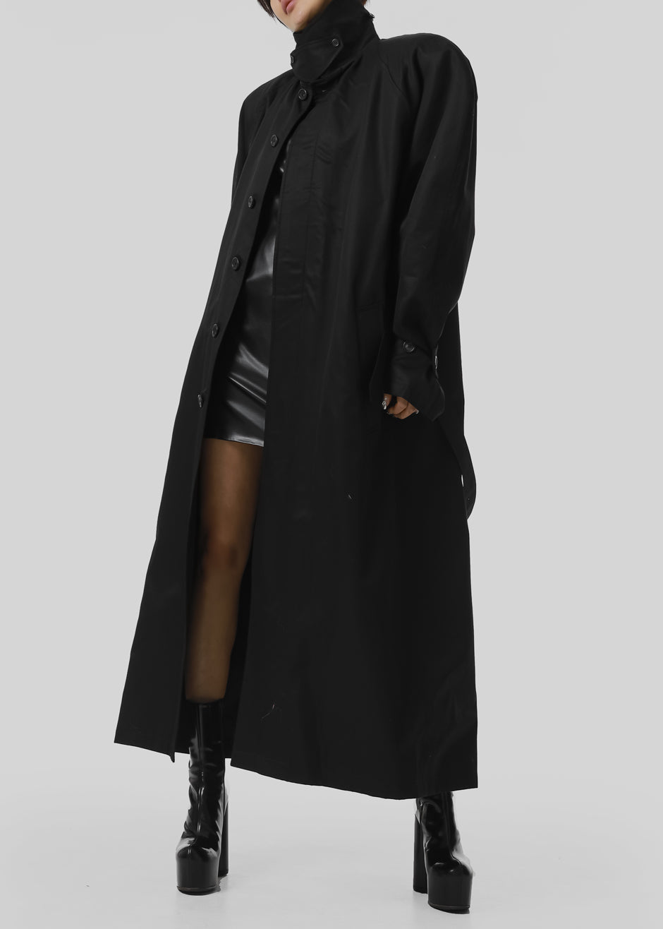 Decima Trench Coat - Black