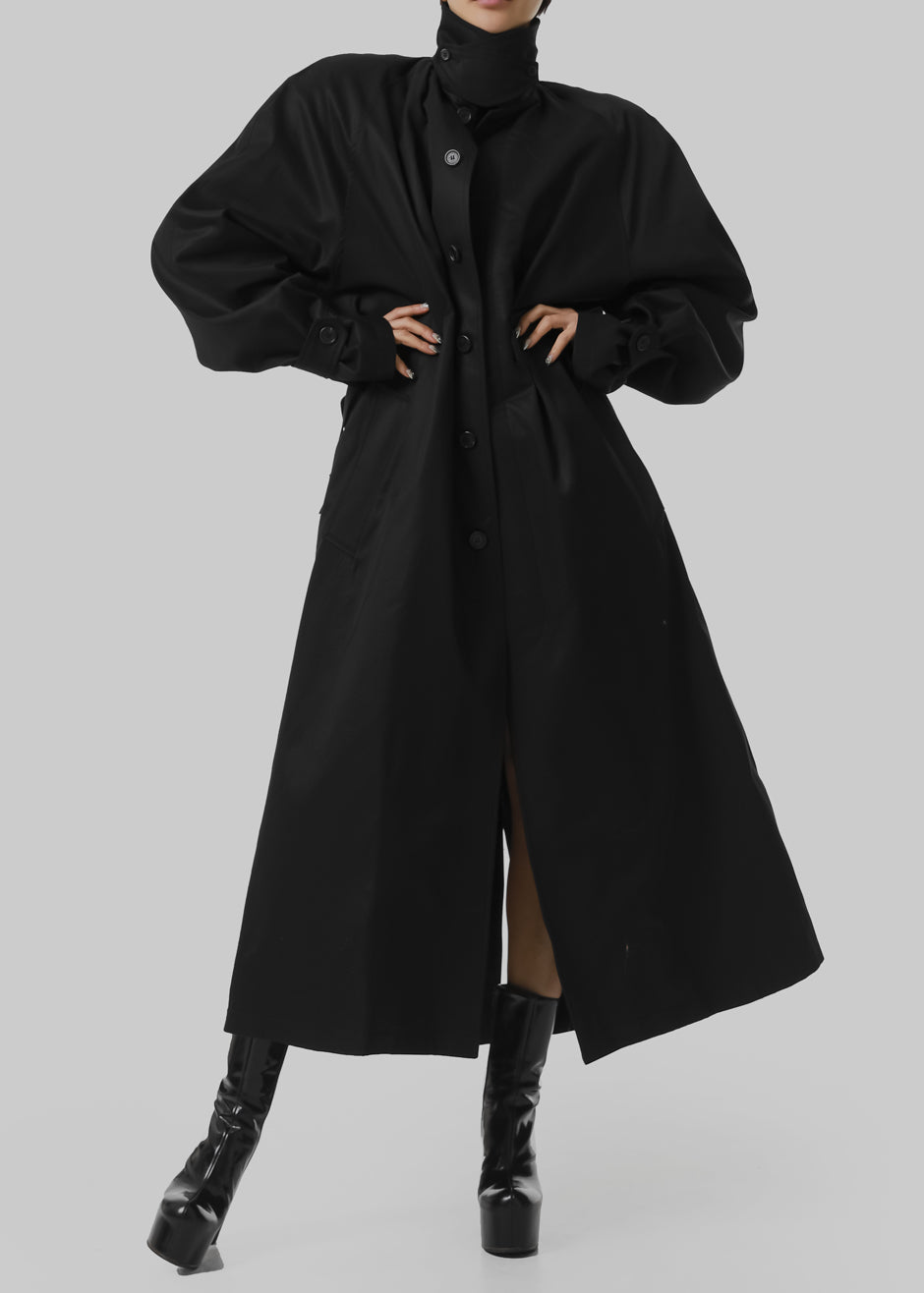 Decima Trench Coat - Black