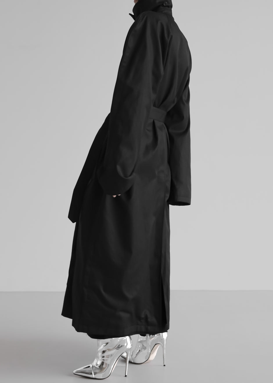 Decima Trench Coat - Black