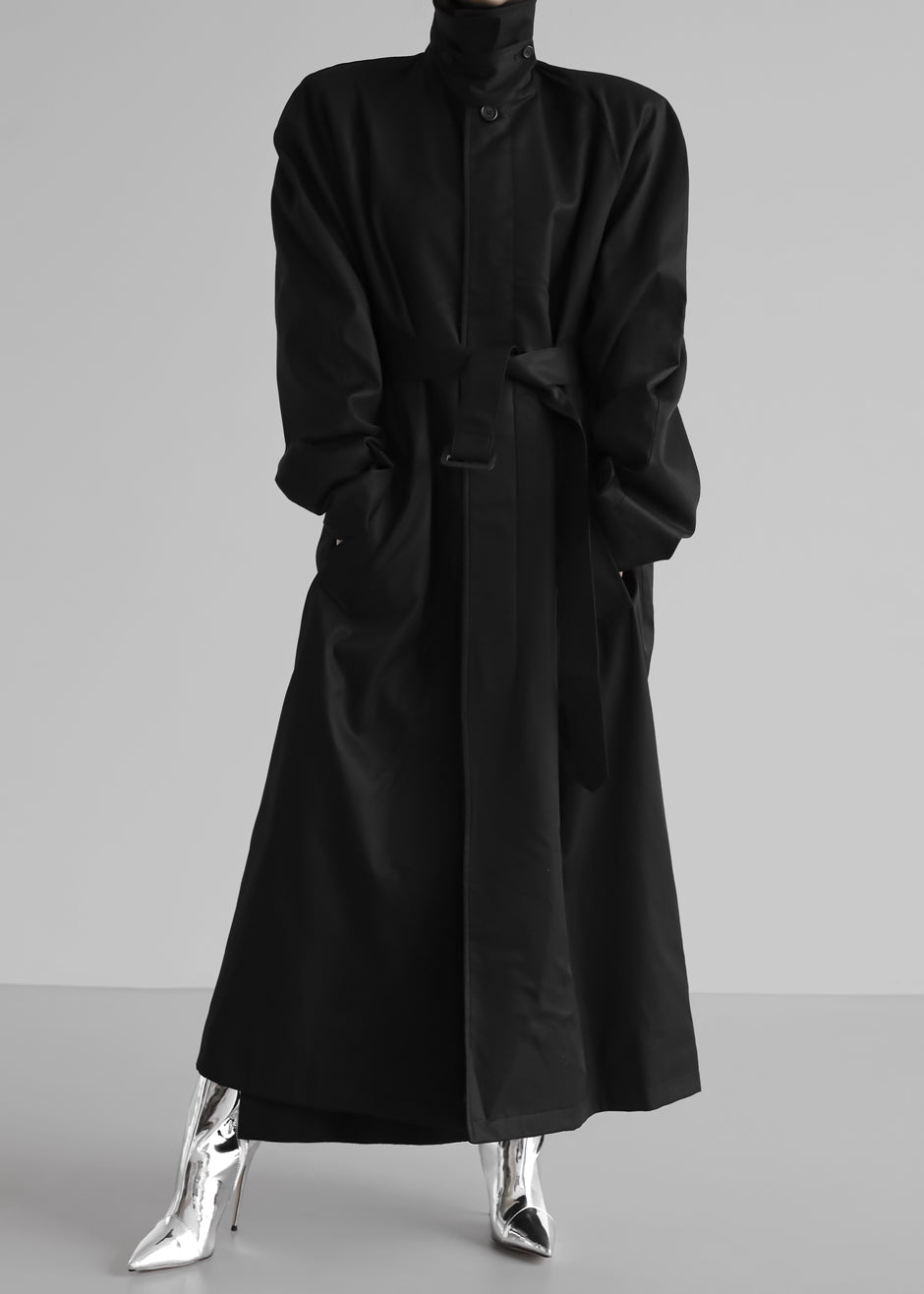 Decima Trench Coat - Black