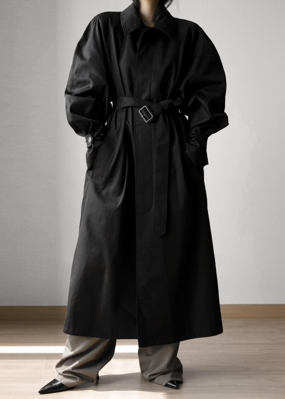 Decima Trench Coat - Black