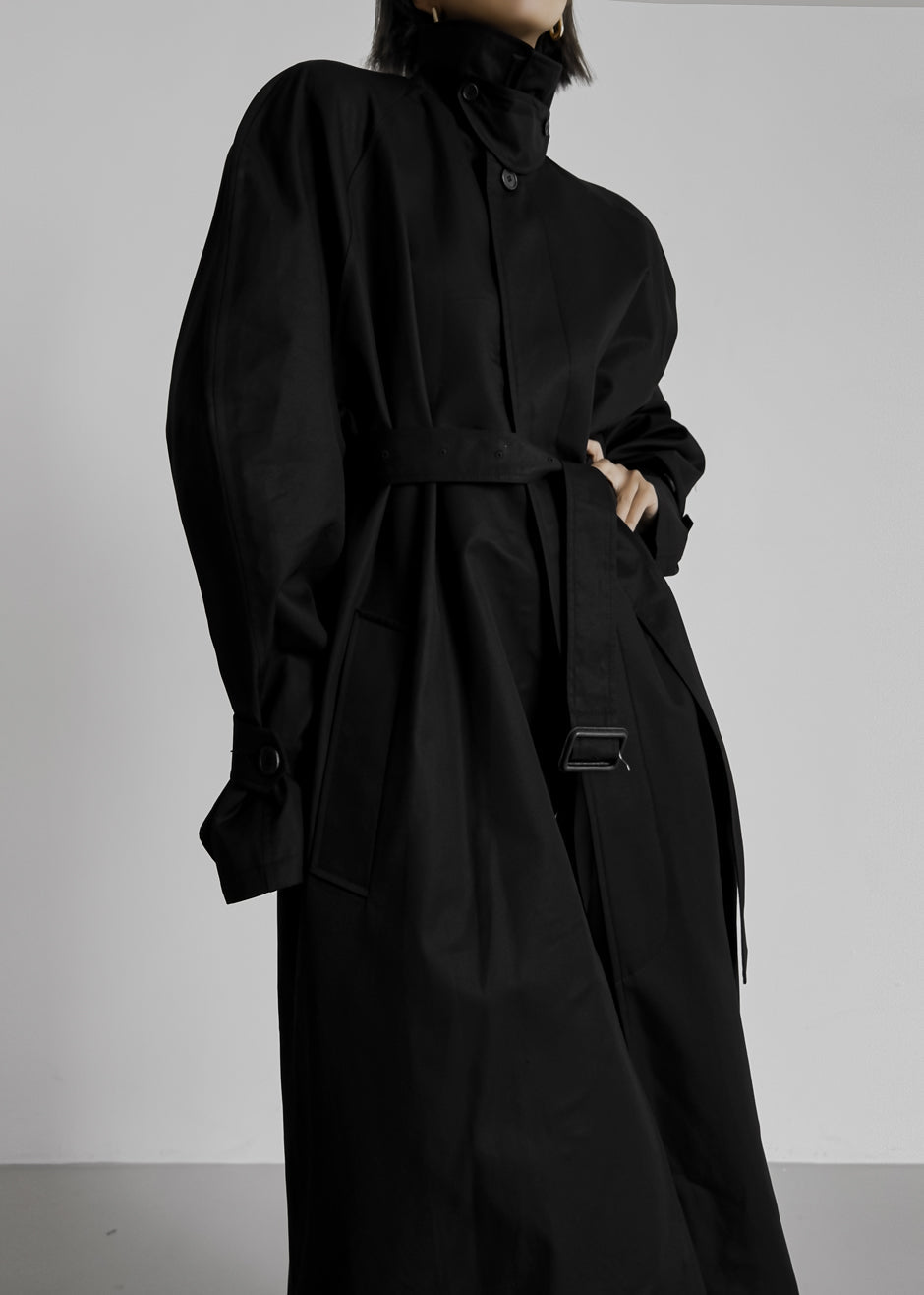 Decima Trench Coat - Black