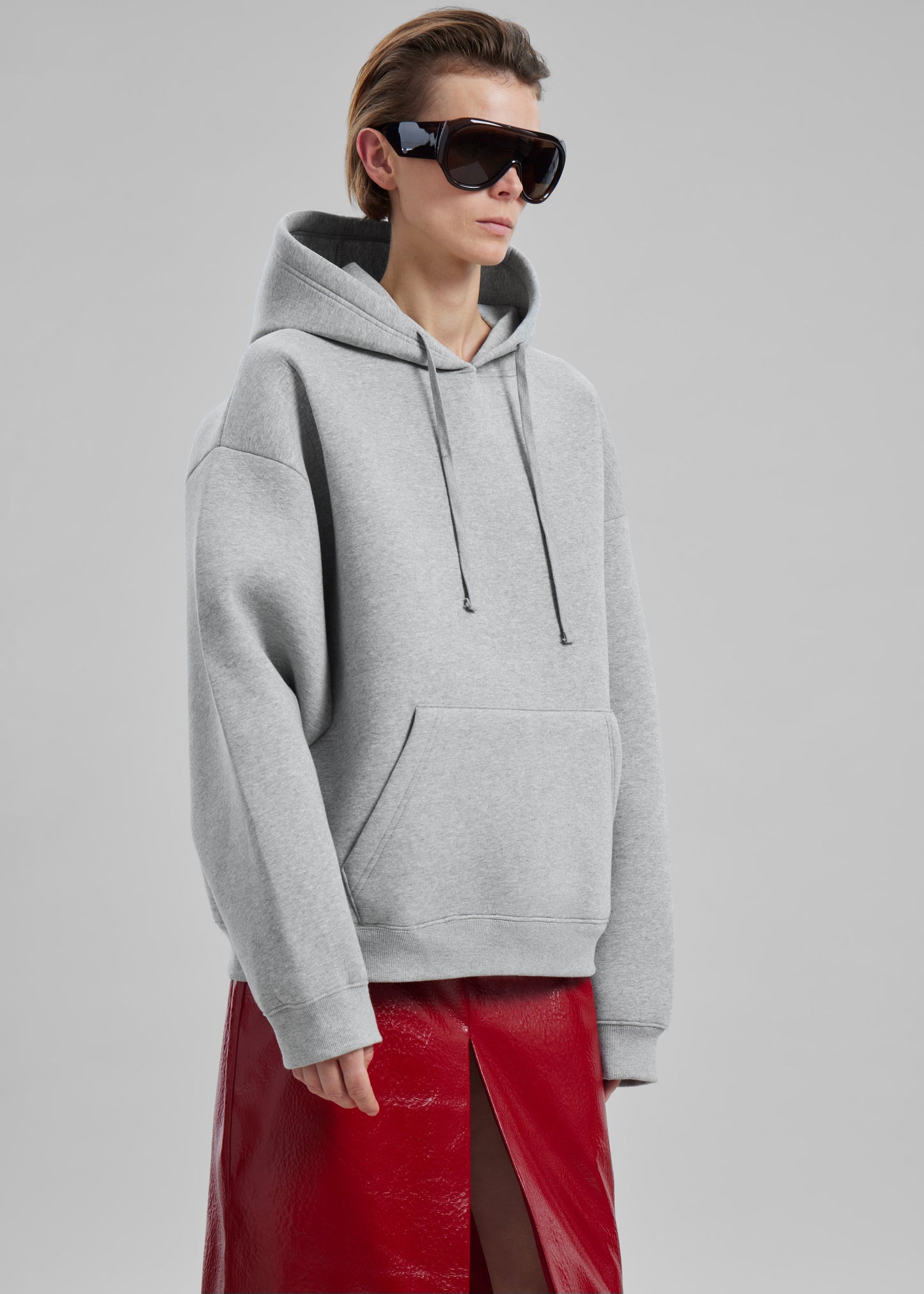 Easton Oversized Hoodie - Light Grey