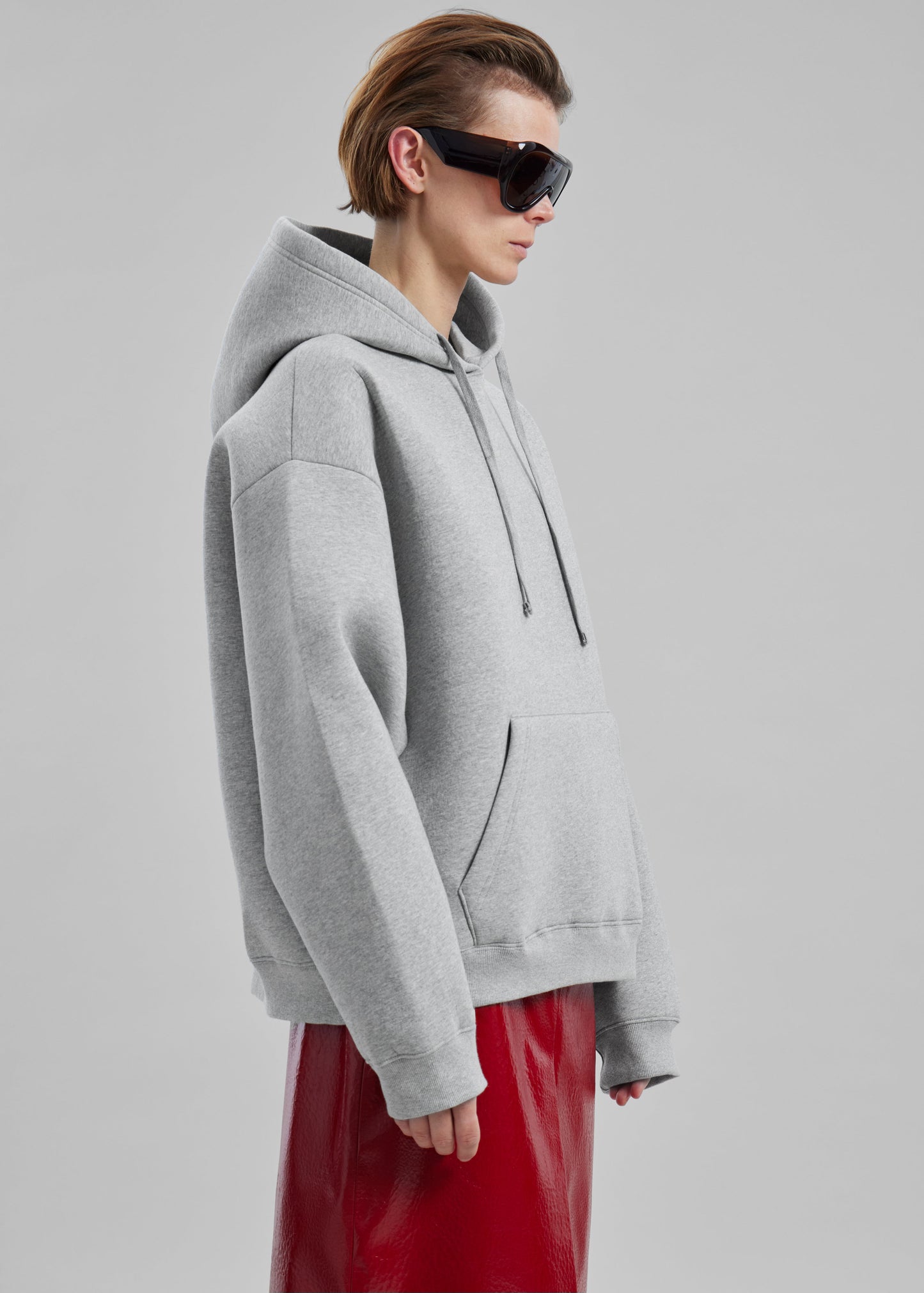 Easton Oversized Hoodie - Light Grey