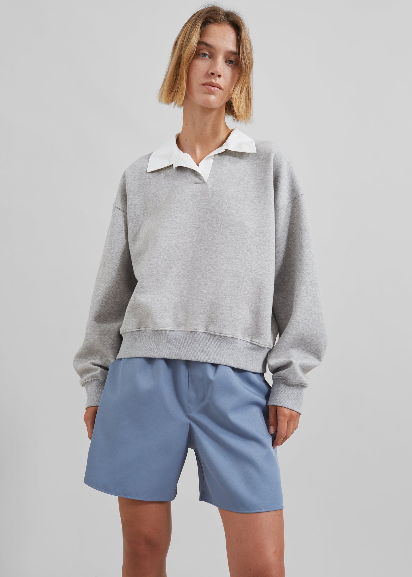 Edwin Boxy Sweatshirt - Grey