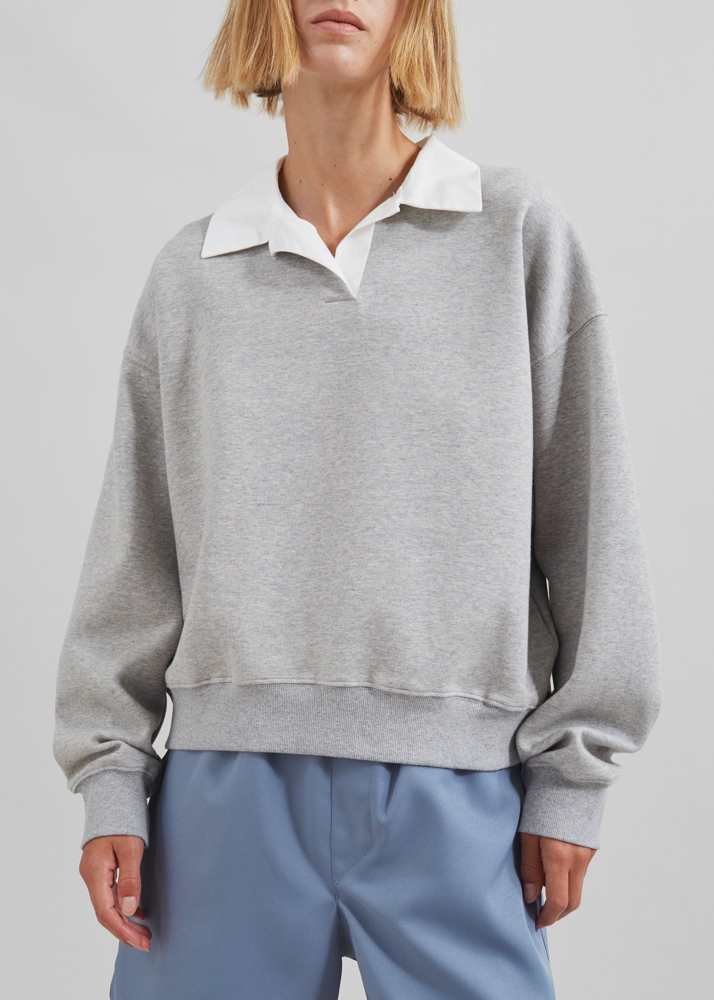 Edwin Boxy Sweatshirt - Grey