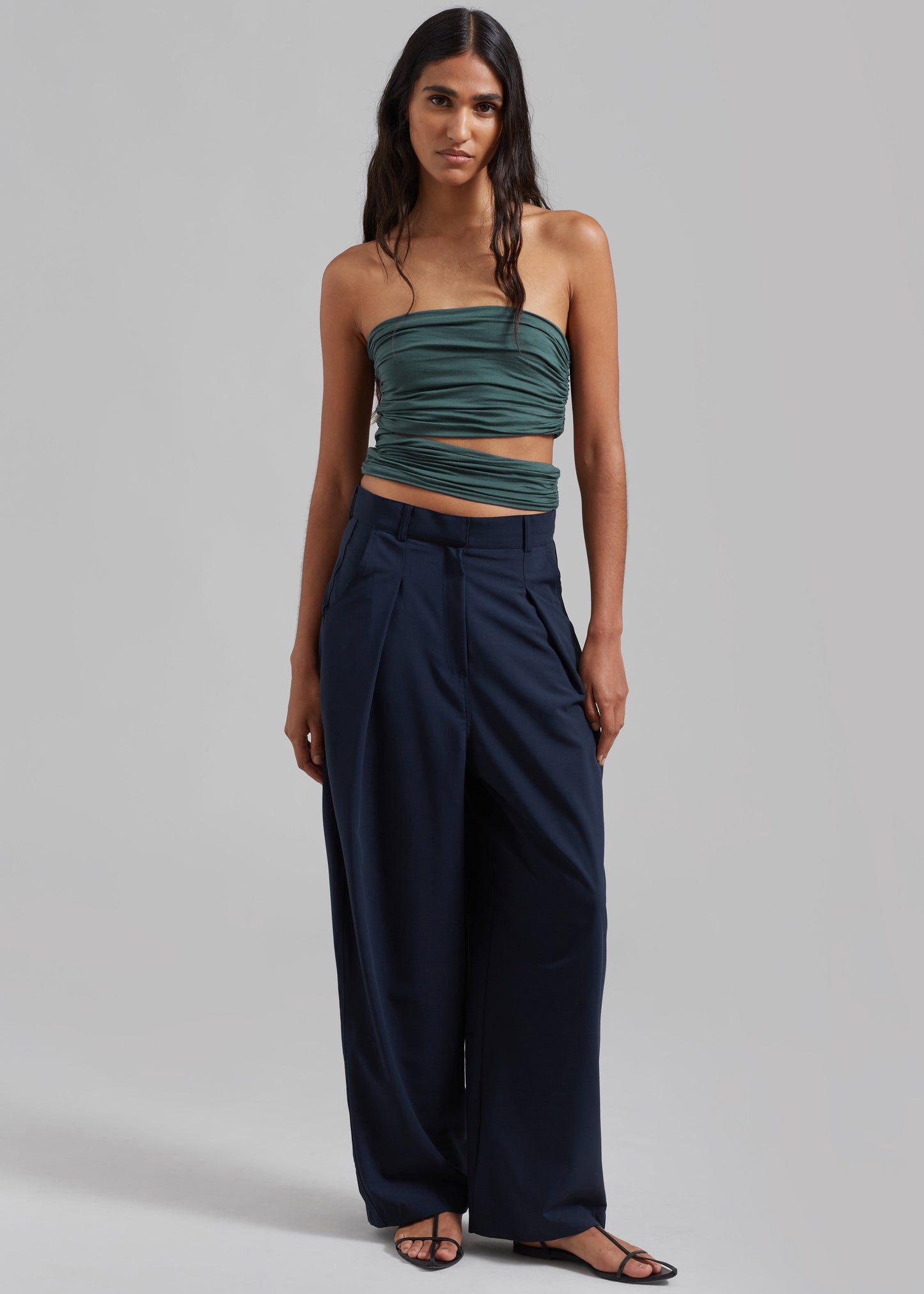 Elena Tube Top - Deep Teal