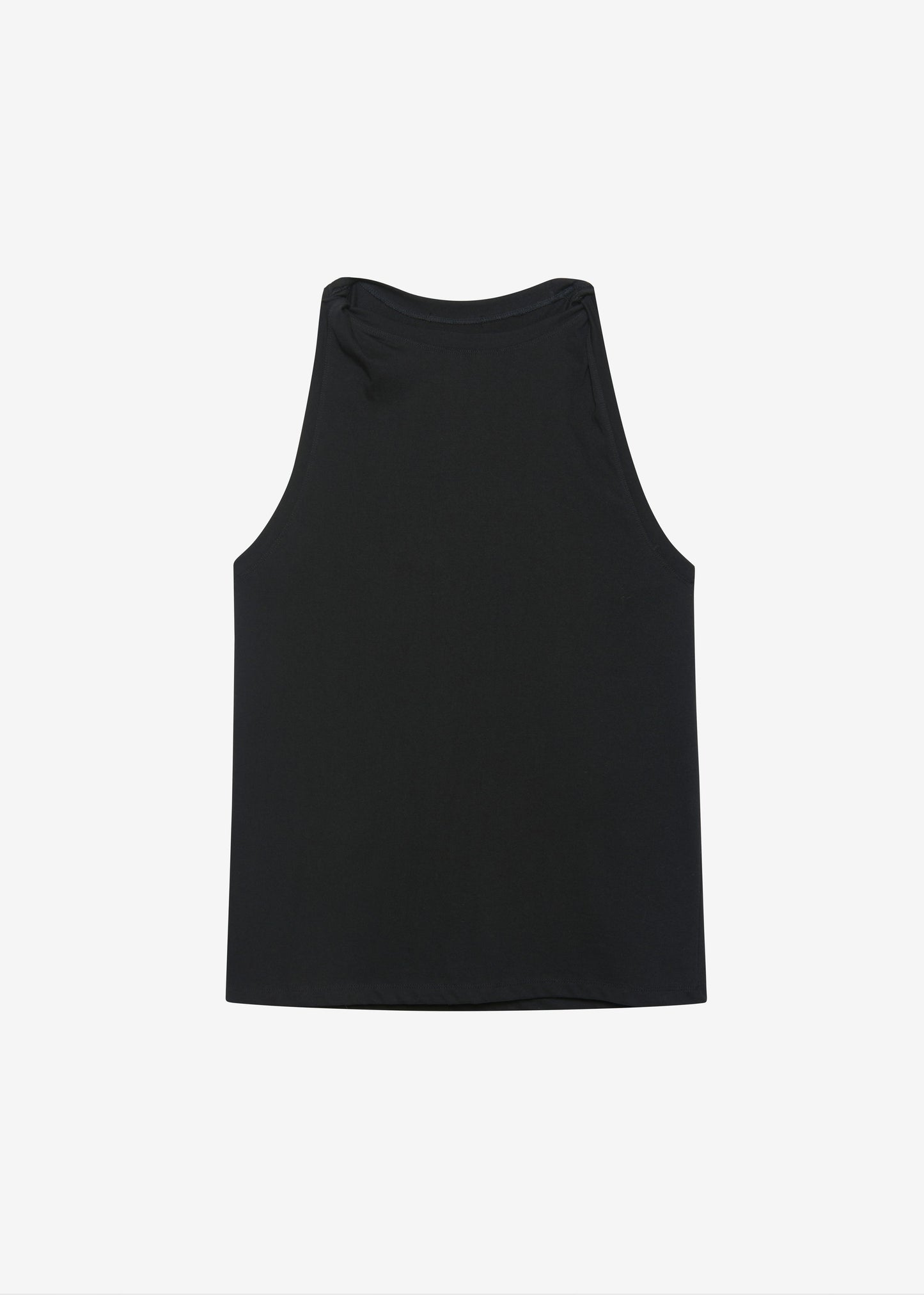 Erika Twisted Sleeve Tank - Black