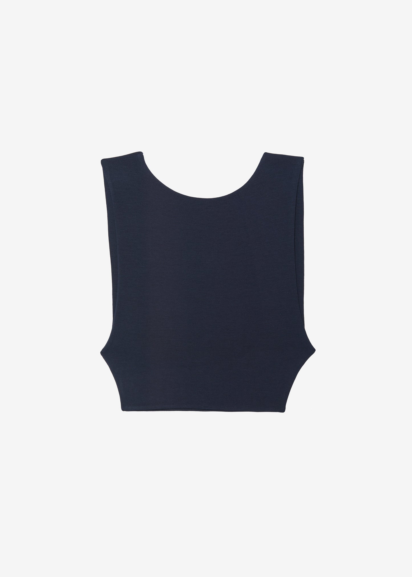 Evangeline Cropped Tank - Navy