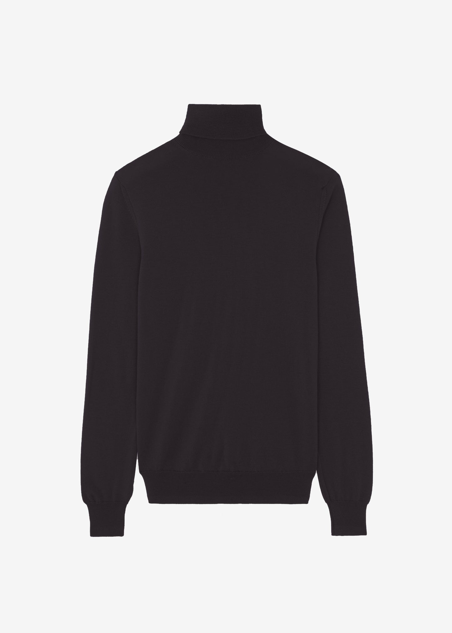 Eve Thin Turtleneck Sweater - Dark Plum