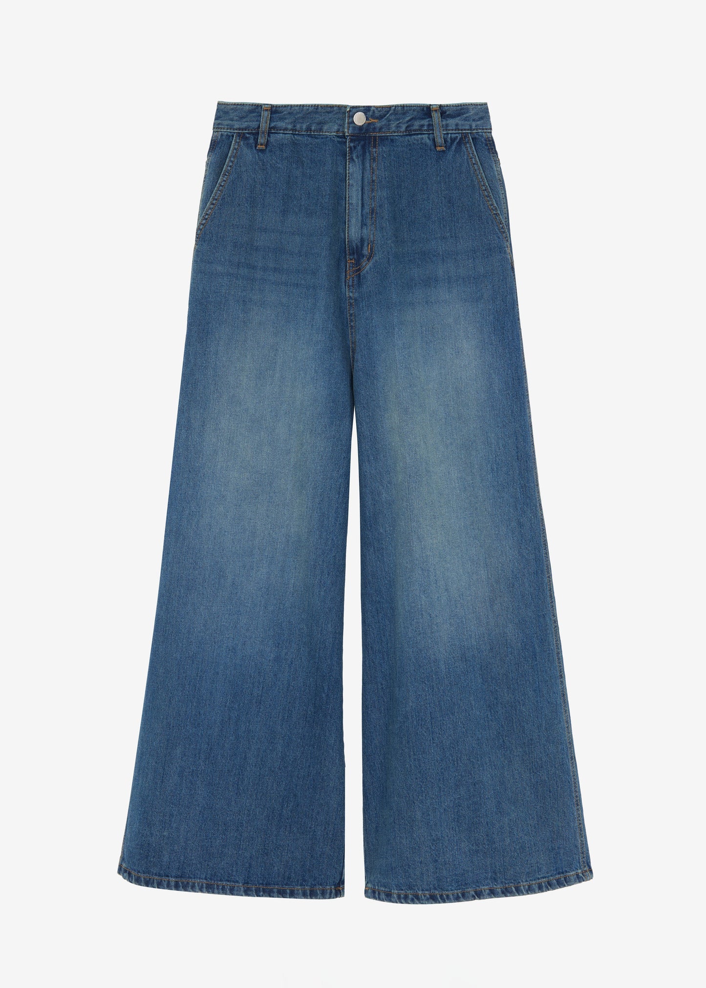 Eve Wide Leg Jeans - Medium Wash