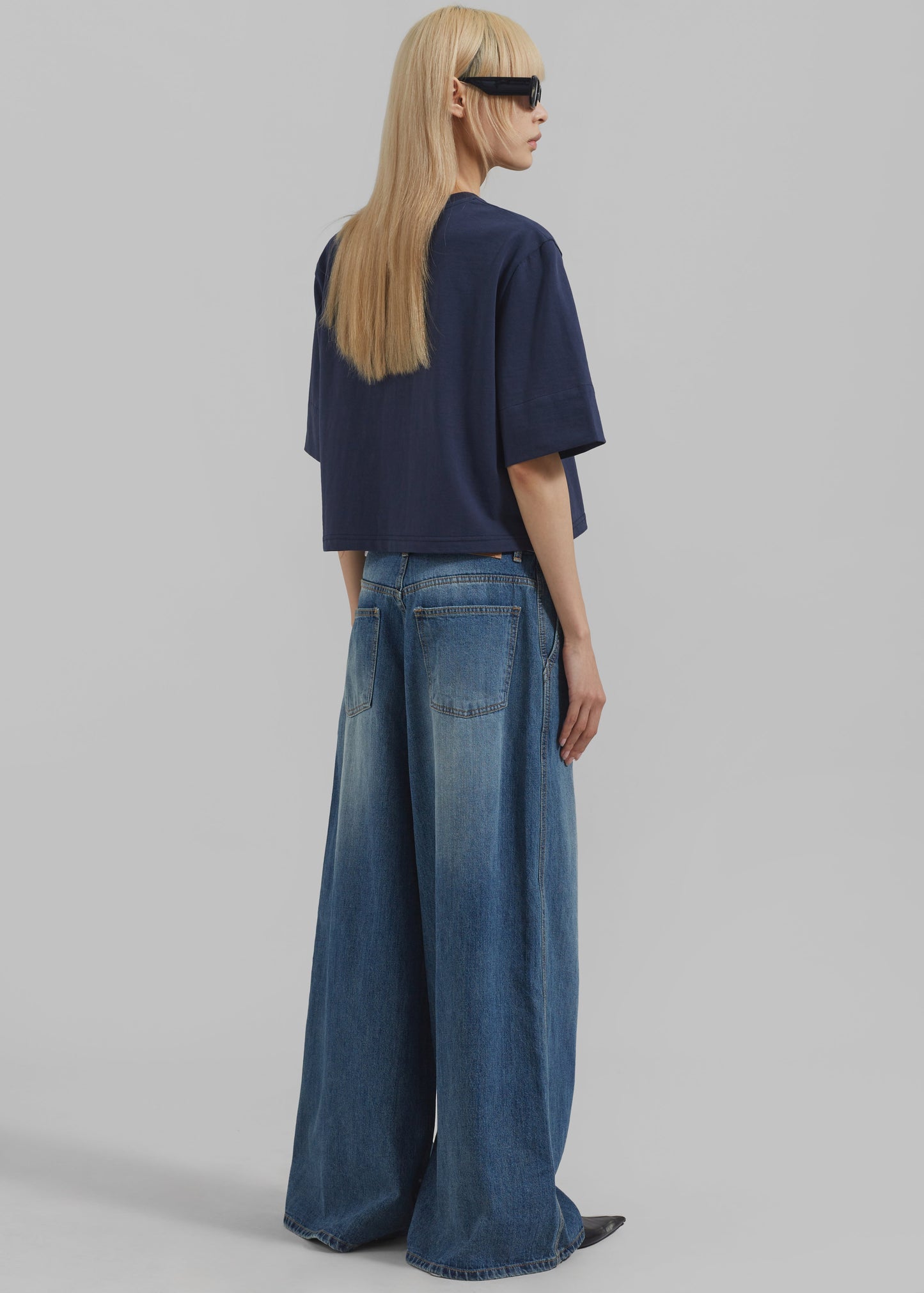 Eve Wide Leg Jeans - Medium Wash