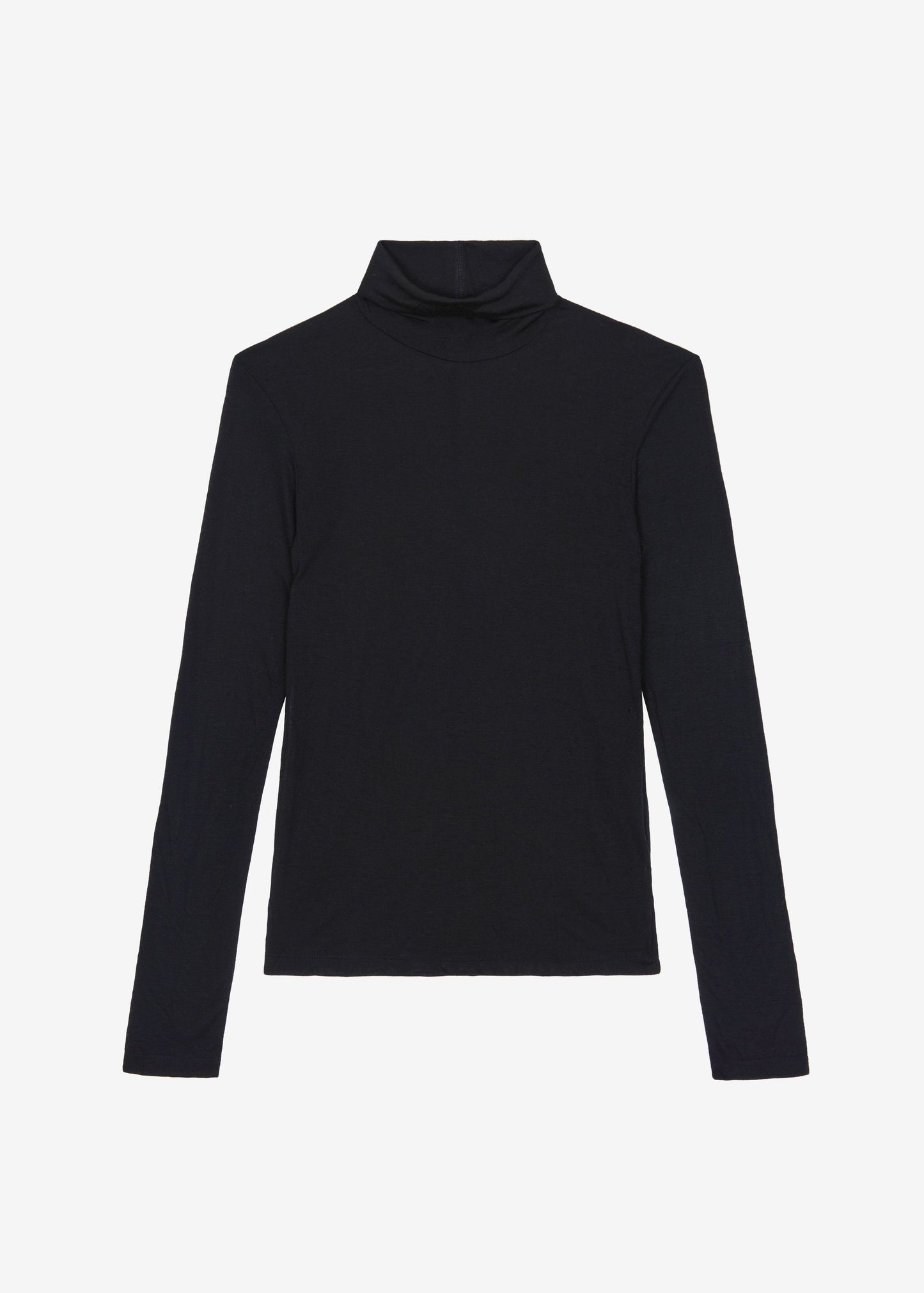 Evren Sheer Turtleneck - Black