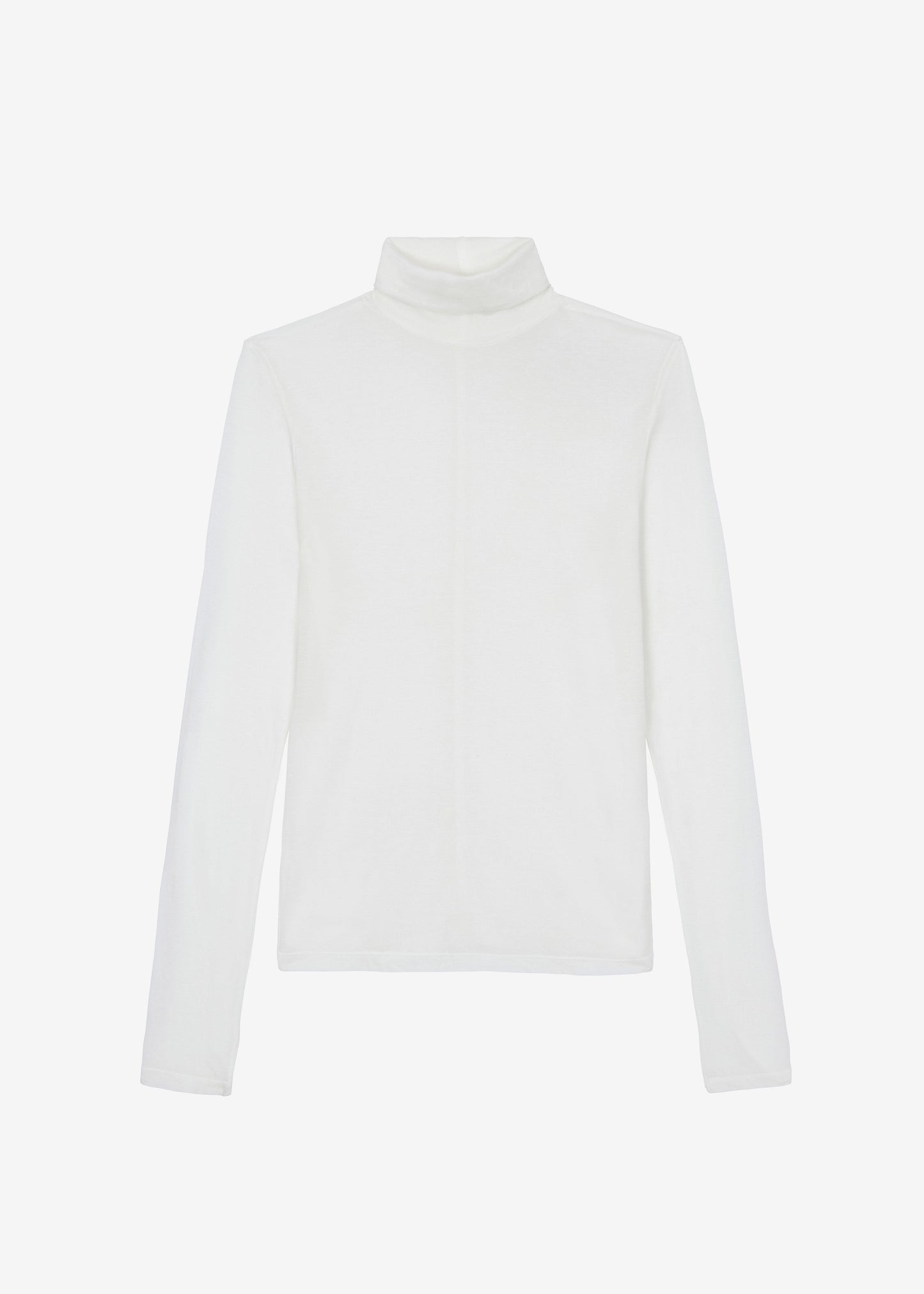 Evren Sheer Turtleneck - White