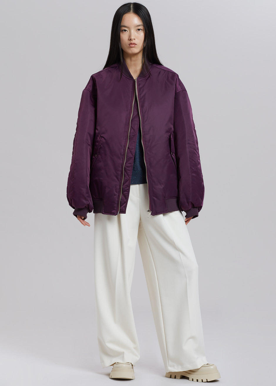 Astra Bomber Jacket - Royal Purple