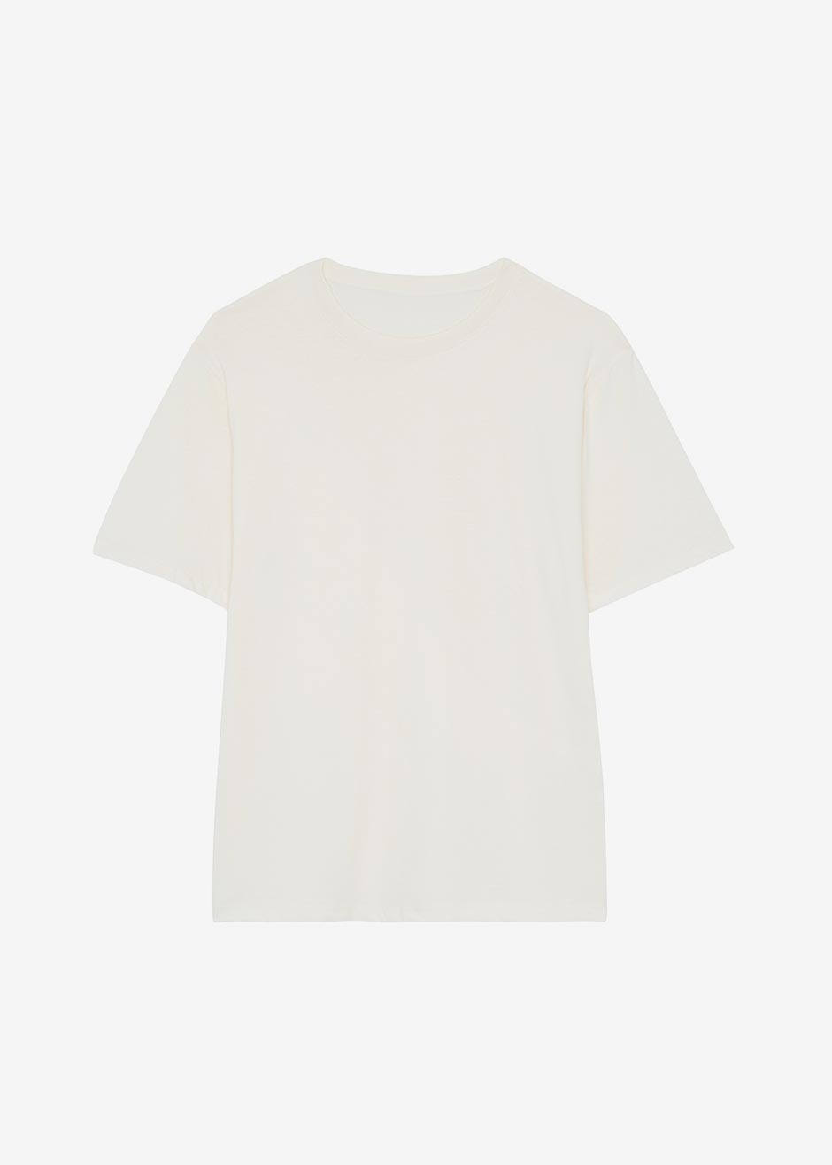 Lilou Simple Tee - Beige