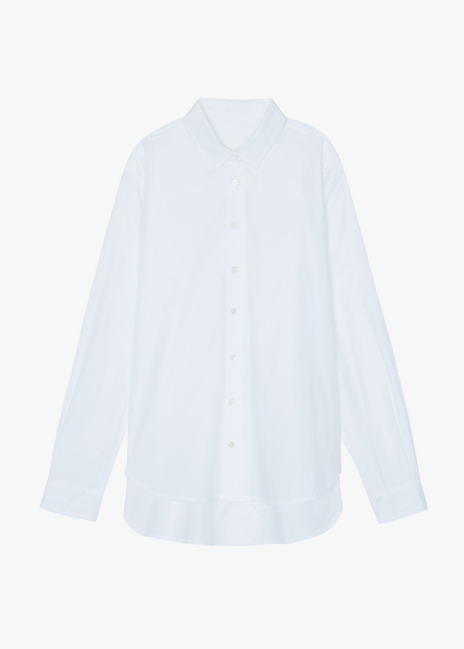 Dusky Classic Oversized Shirt - White