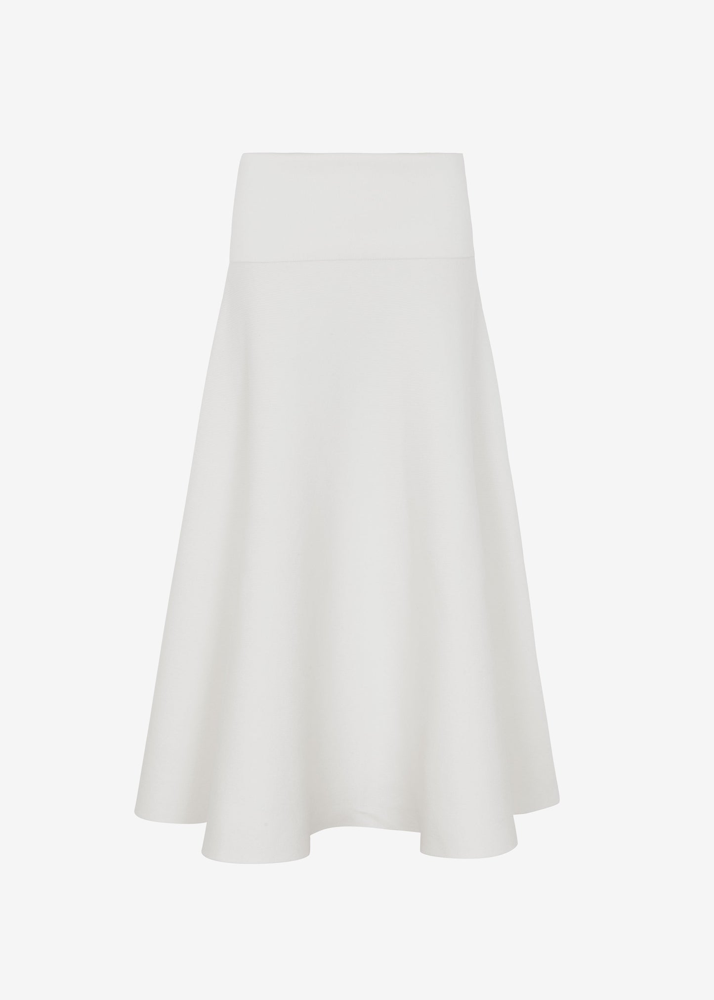 Gabrielle Knit Midi Skirt - Off White