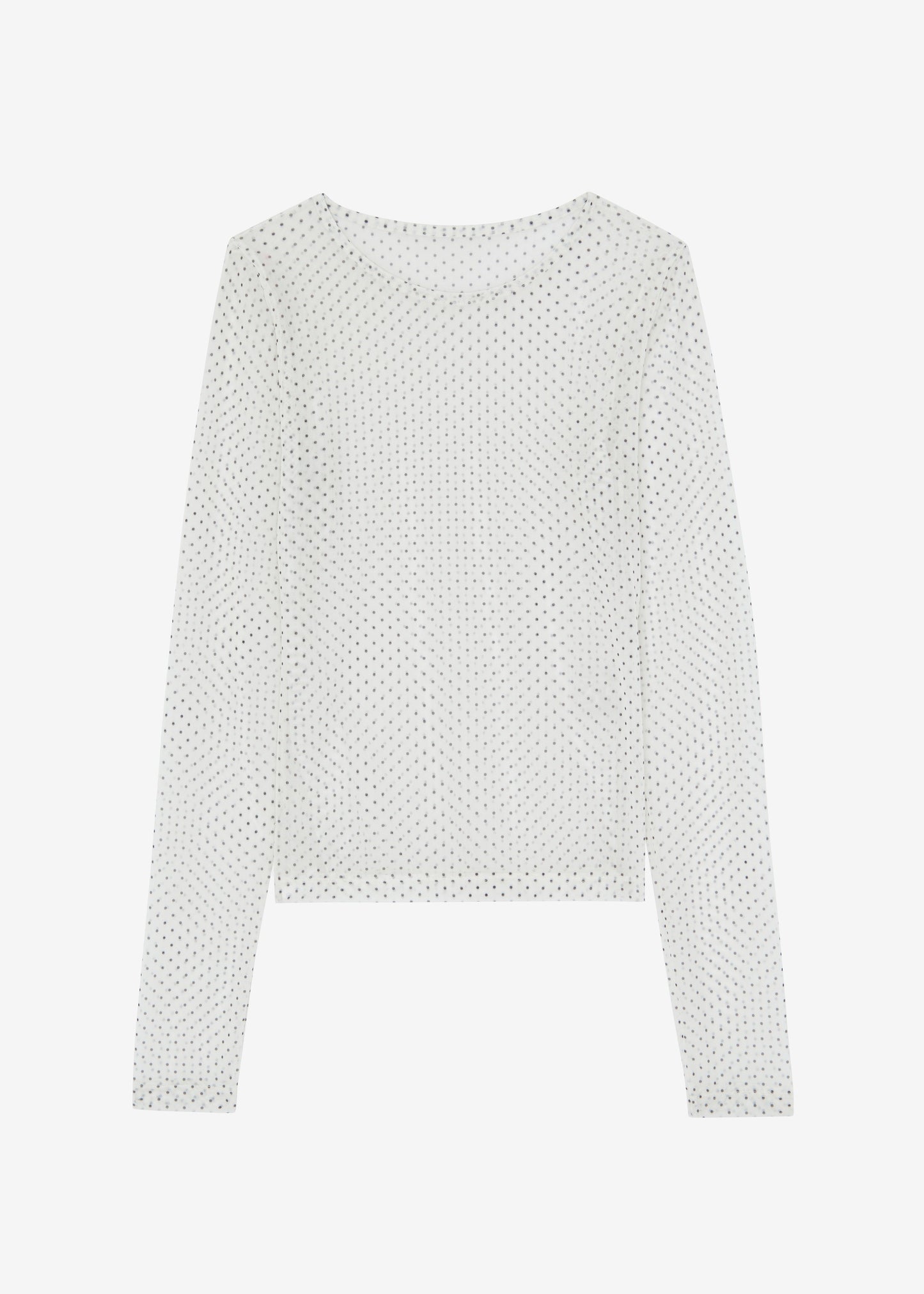 Gigi Polka Dot Top - White