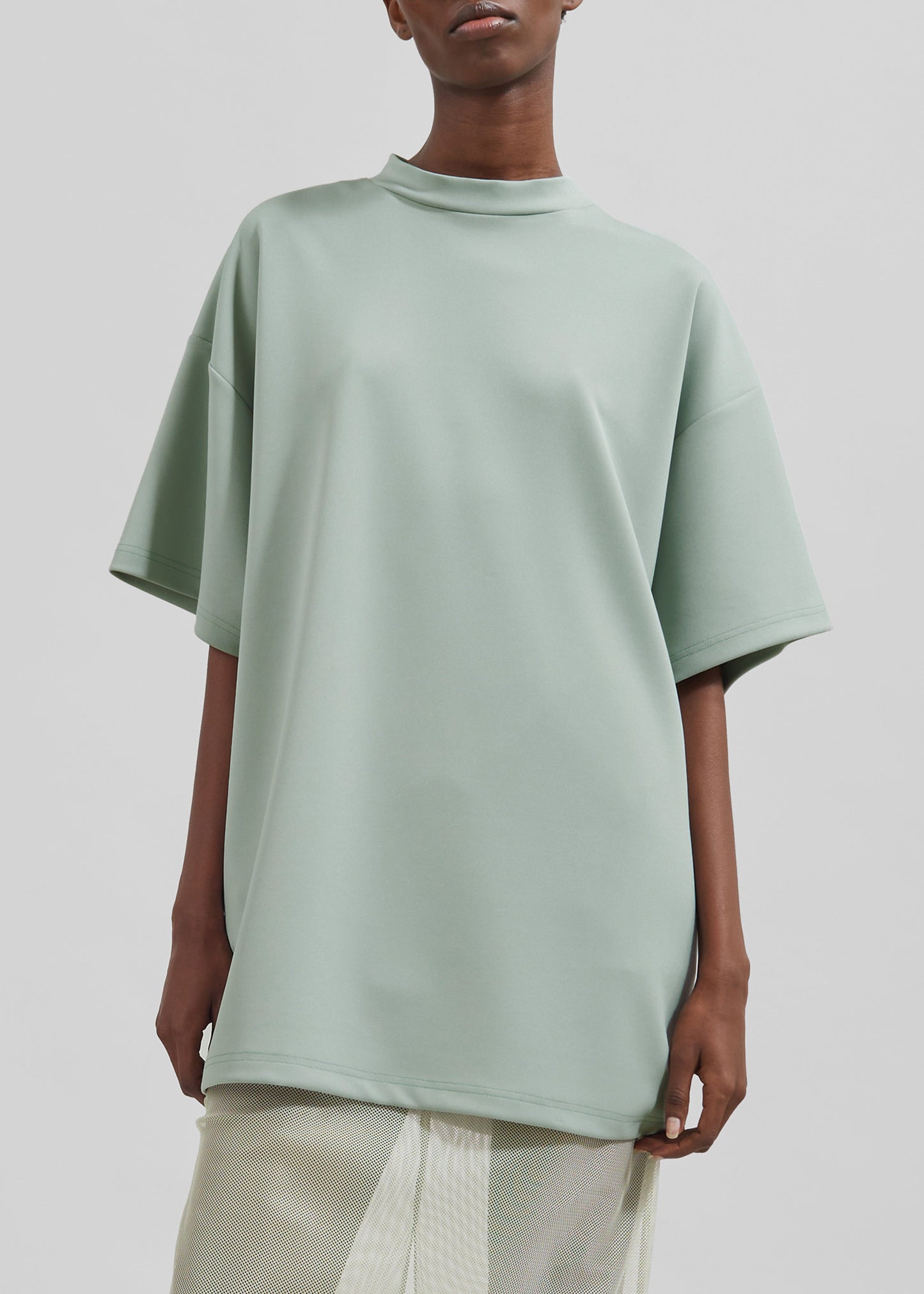 Hal Drop Shoulder T-Shirt  - Sage