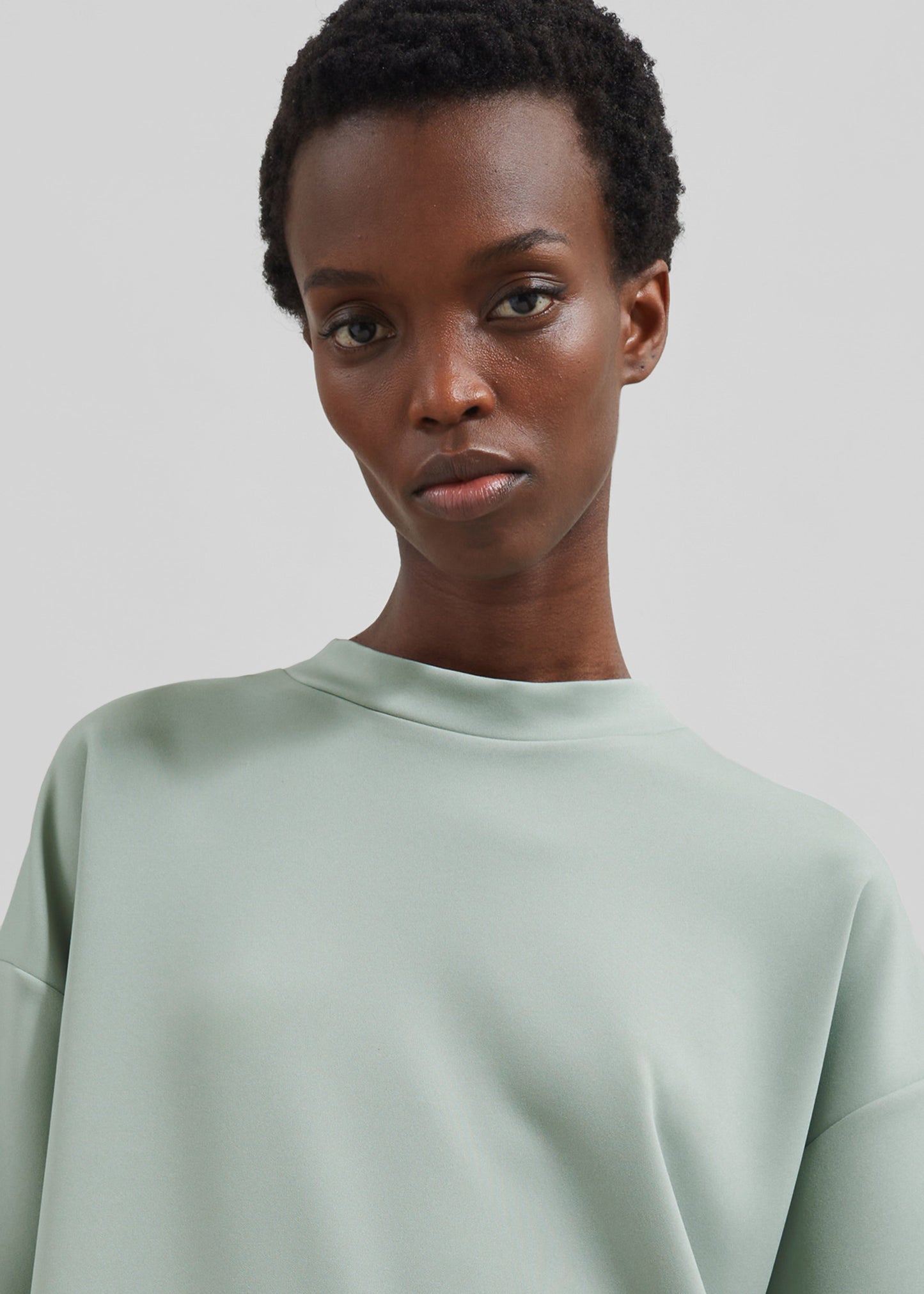 Hal Drop Shoulder T-Shirt  - Sage