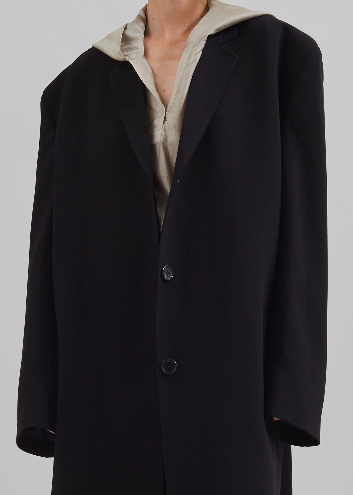 Hampton Long Coat - Black