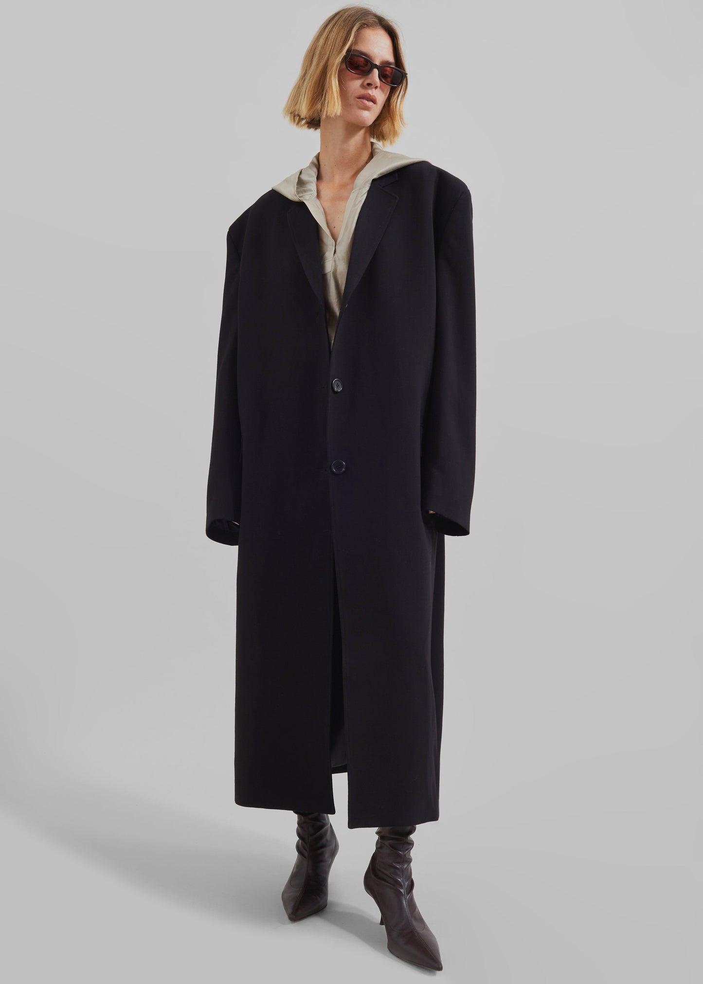 Hampton Long Coat - Black