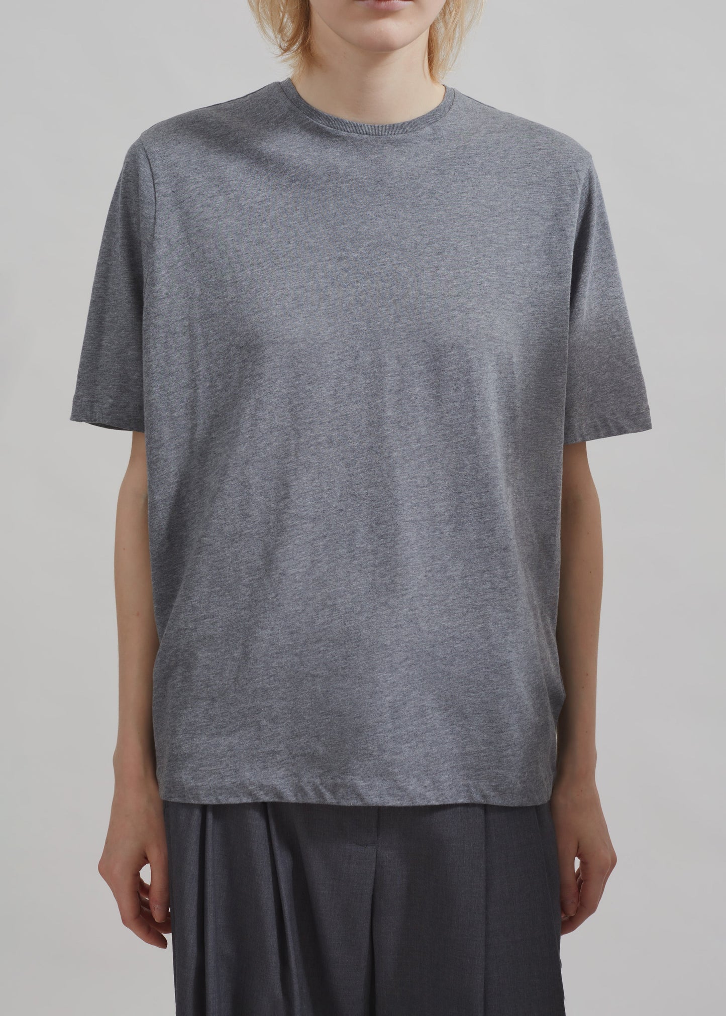 Harper Soft Organic T-Shirt - Dark Grey Melange